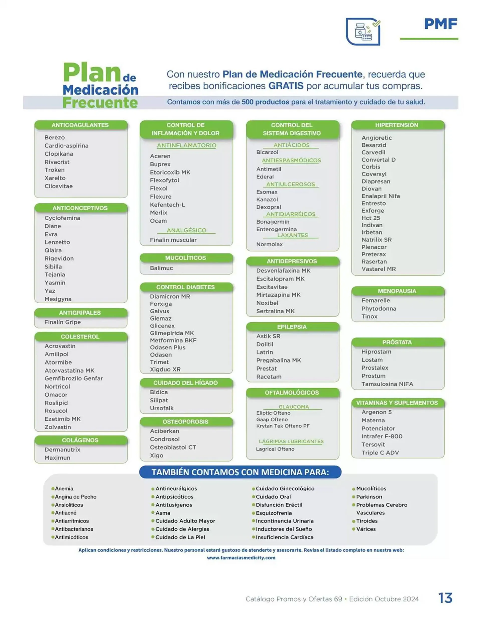 Catalogo de Catálogo Farmacias Medicity 2 de octubre al 31 de octubre 2024 - Pag 13