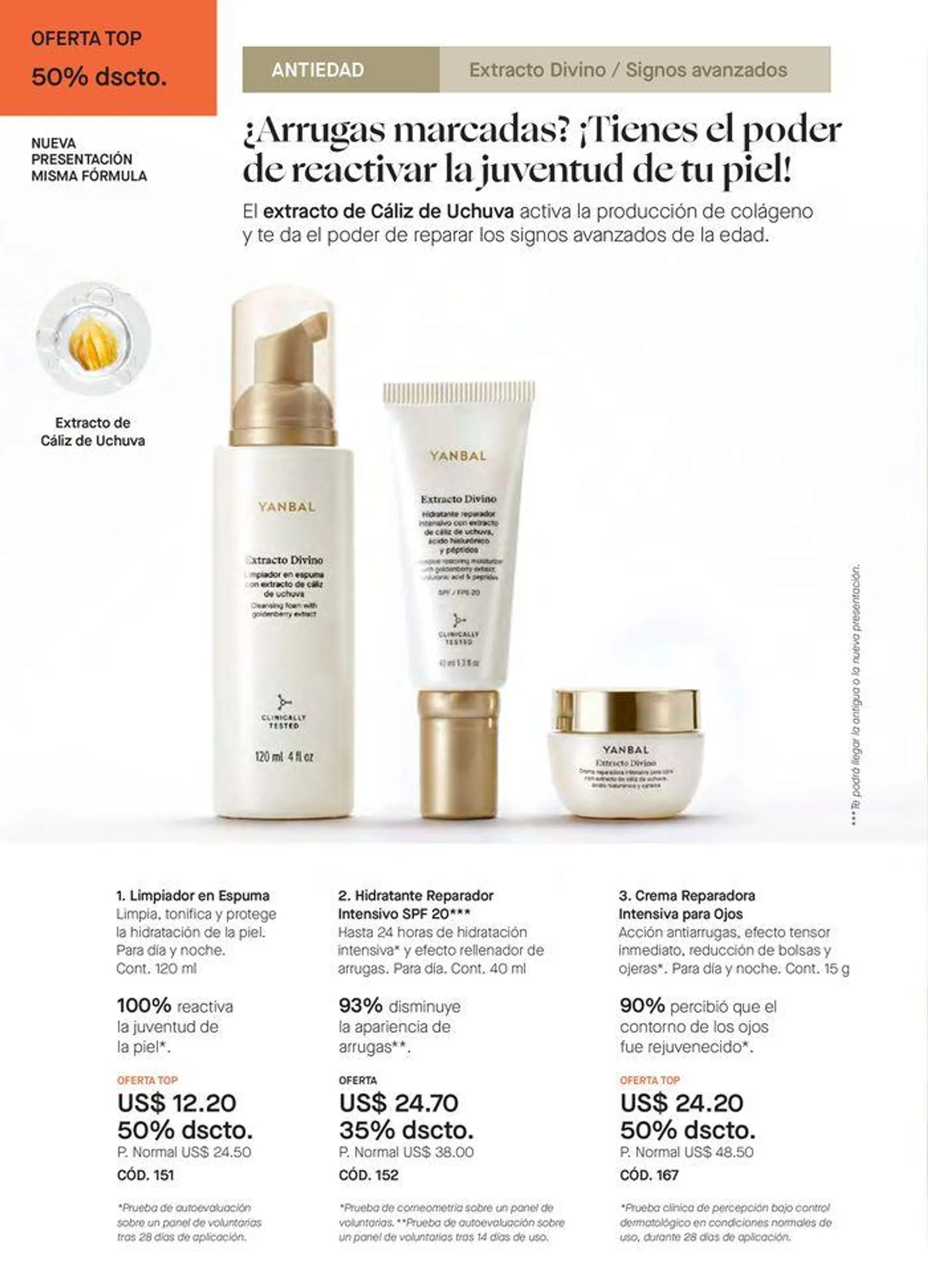 Catalogo de Tratamiento facial Yanbal  16 de julio al 9 de agosto 2024 - Pag 12