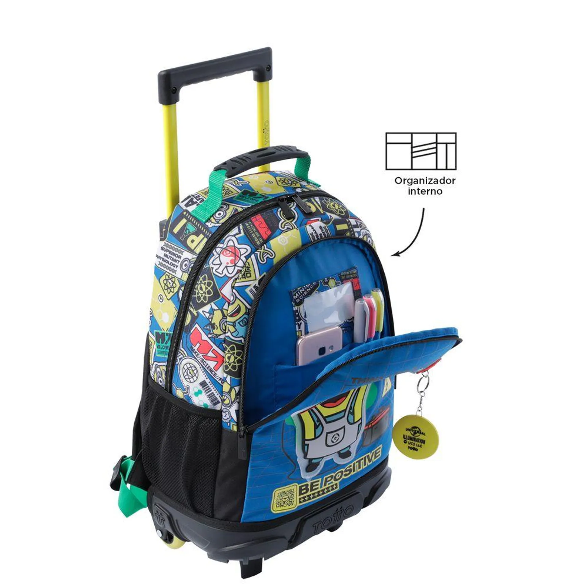 Mochila con Ruedas para Niño Minions Chemical M - Chemical - Estampado