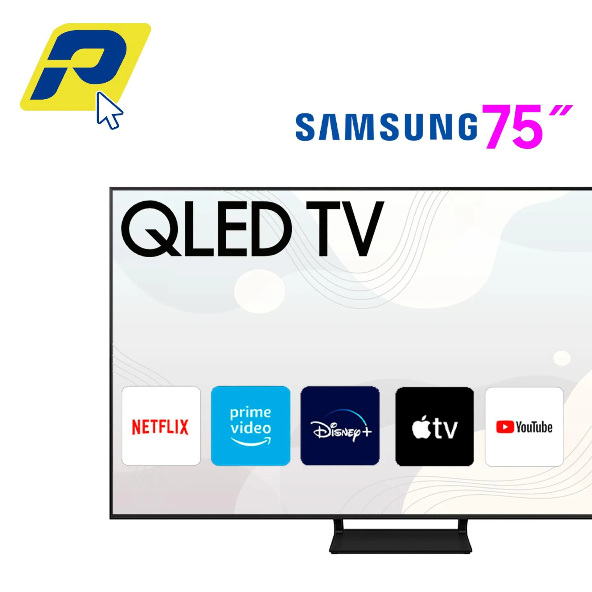 TELEVISOR LED Samsung 75 Pulgadas Qled Smart Tv 4k- Qn75q7daa