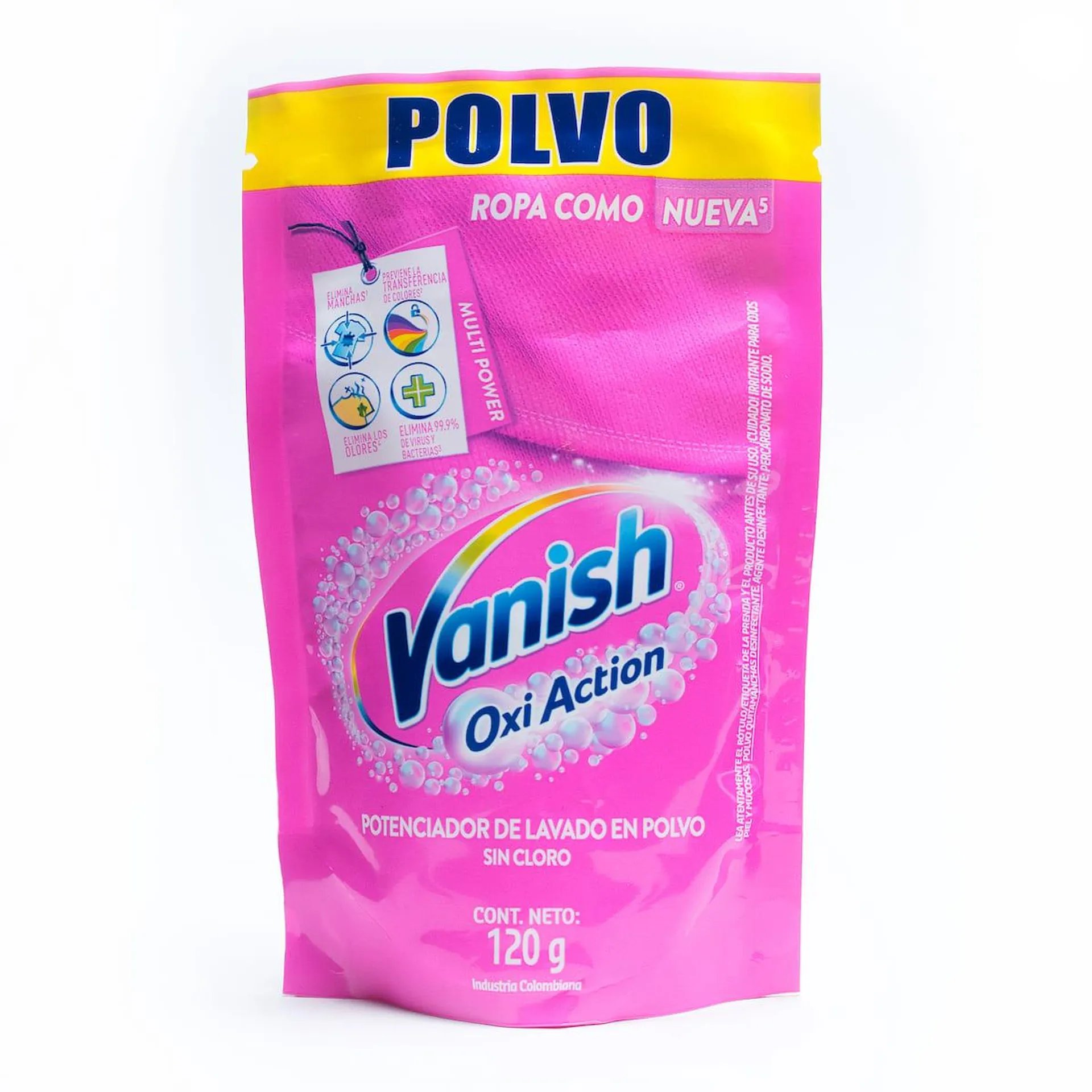 Desmanchador Vanish Polvo Rosa 120g	