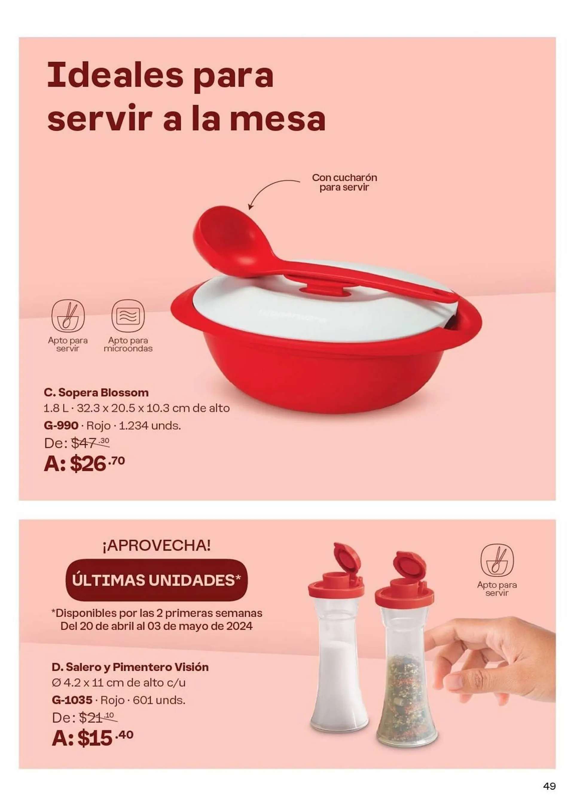 Catalogo de Catálogo Tupperware 20 de abril al 17 de mayo 2024 - Pag 43