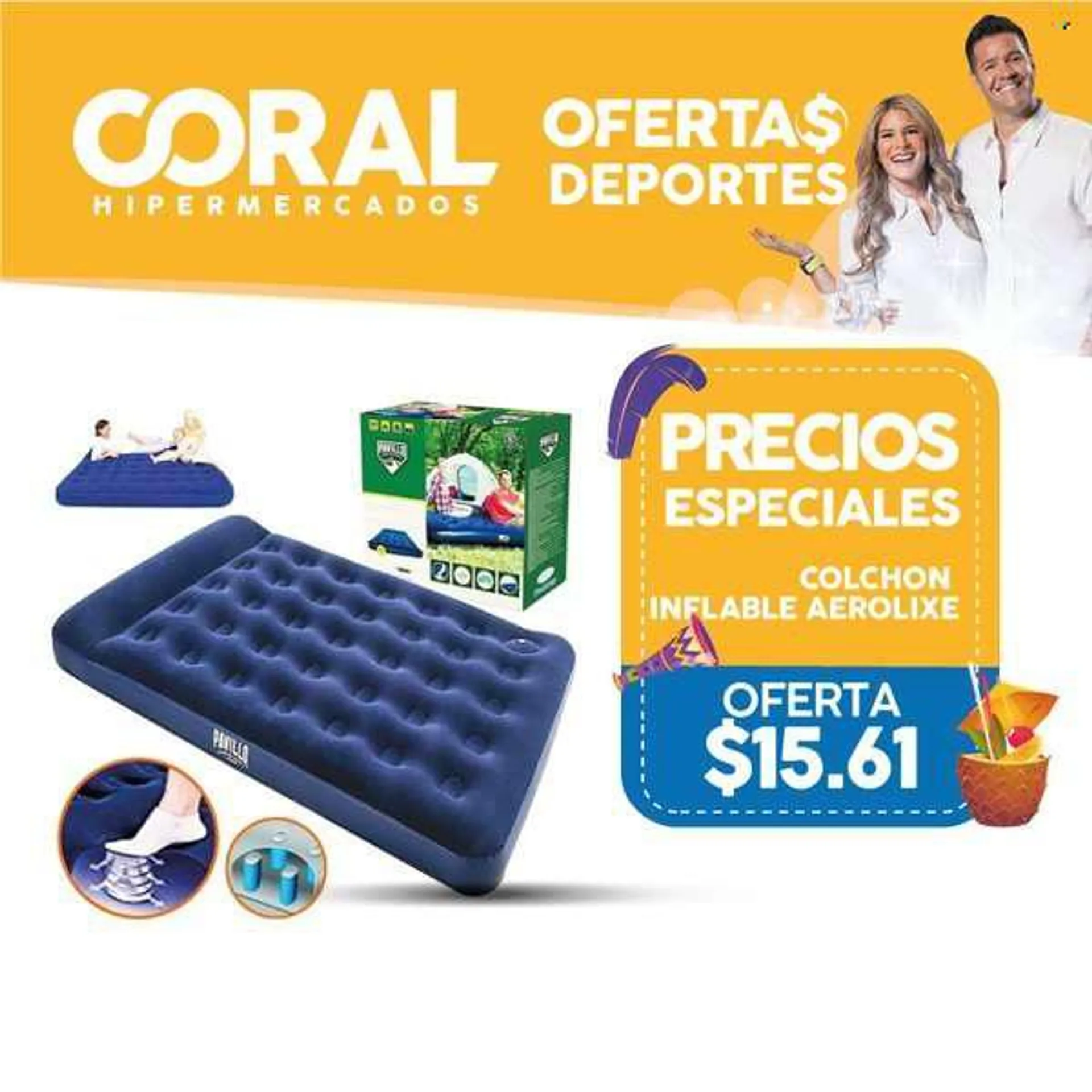 Folleto actual Coral Hipermercados - Ventas - colchón, colchón inflable. Página 3.