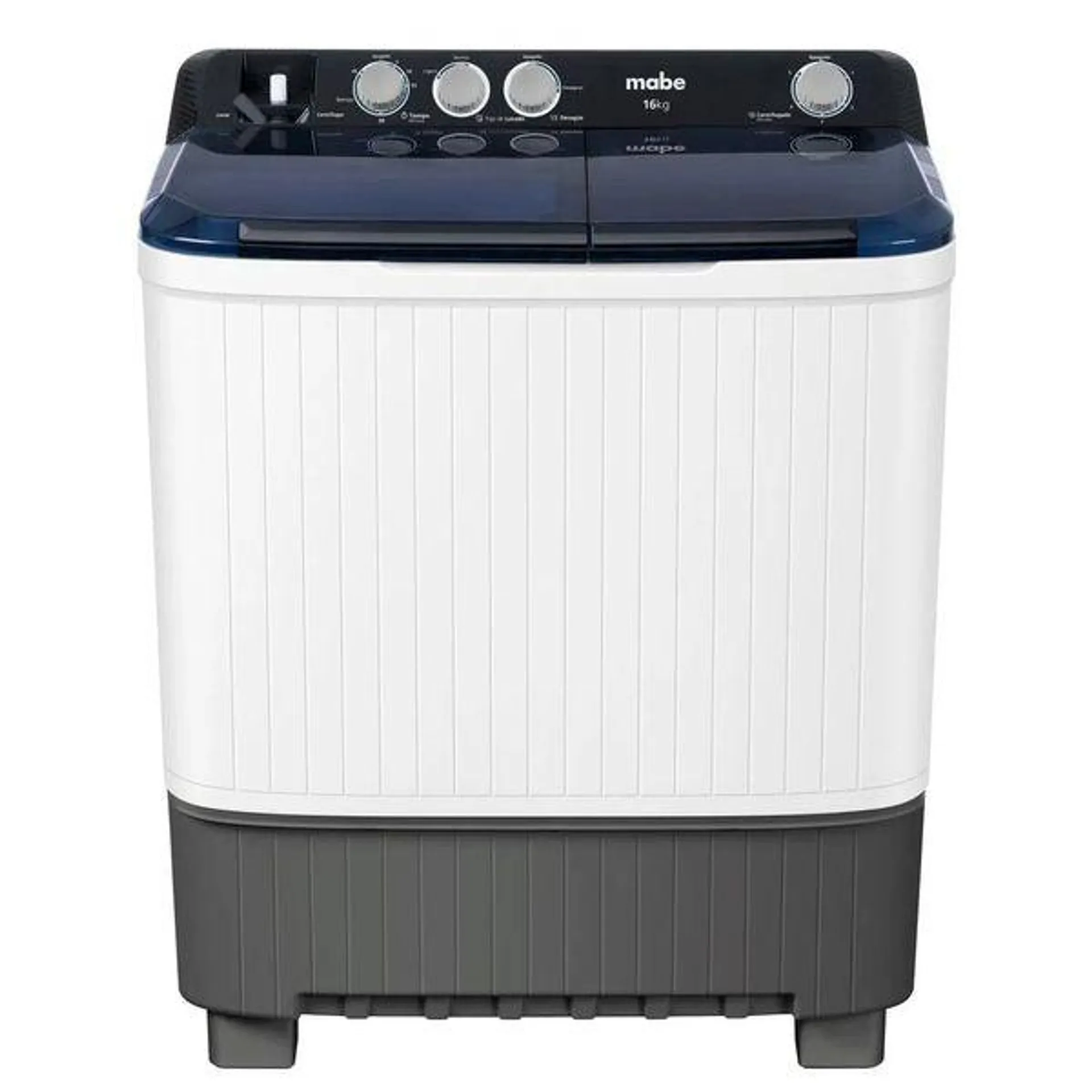 Lavadora Semiautomática Mabe LMDX6124HBAB0 | 16Kg - Color Blanco