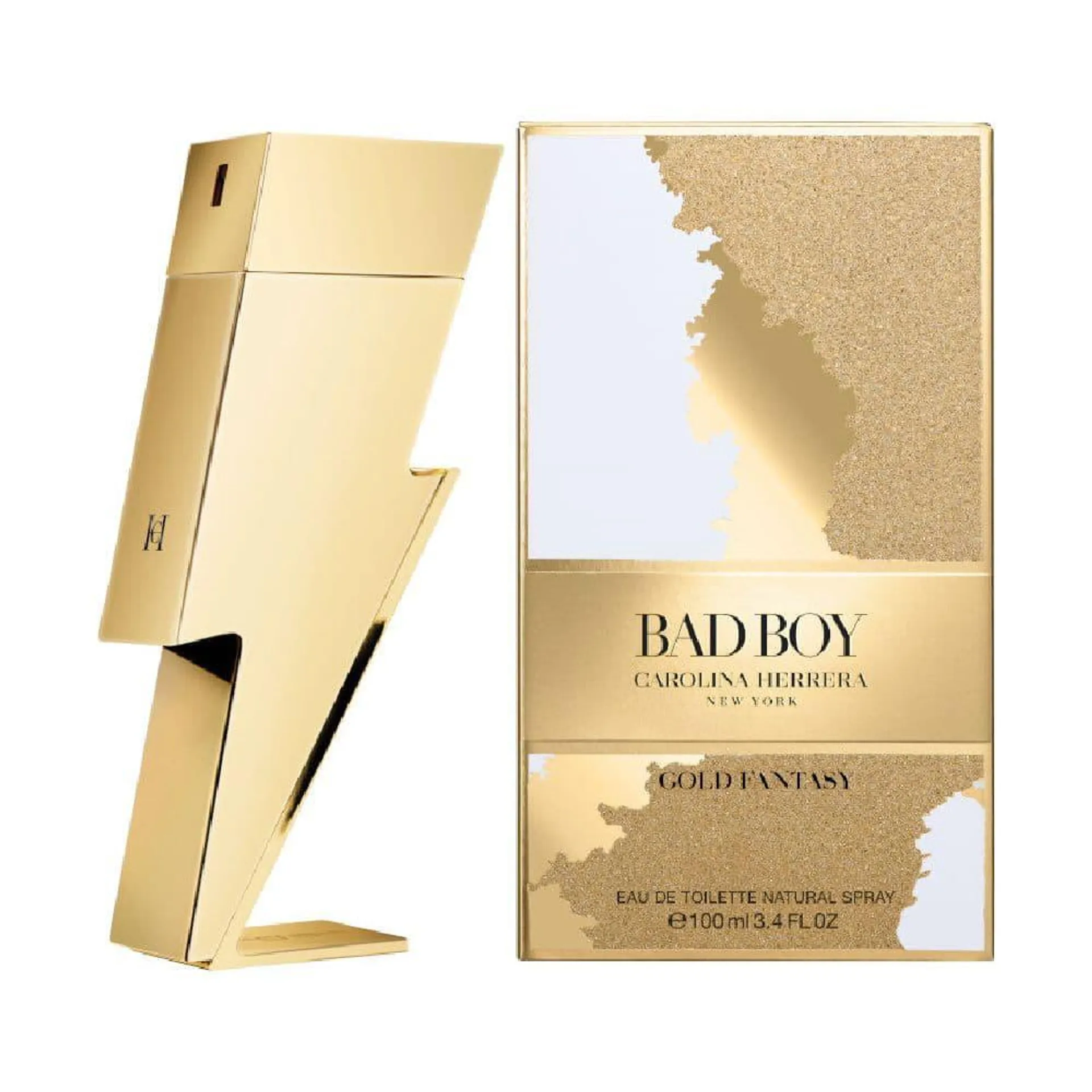 BAD BOY GOLD FANTASY EDT 100ml (Carolina Herrera) (Hombre)