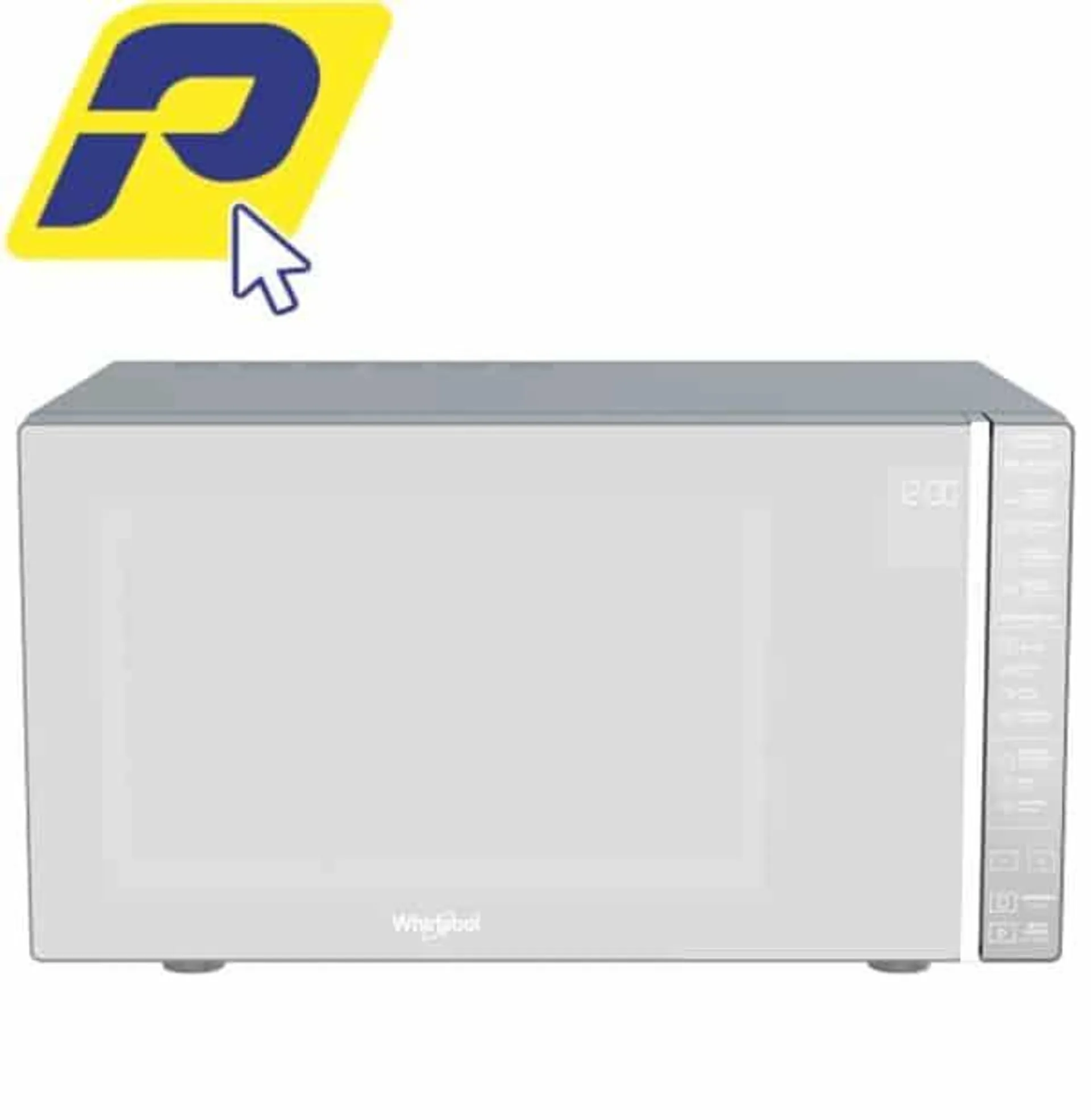 MICROONDAS WHIRLPOOL 30 LT PLATA ACABADO EN ESPEJO – WM1811D