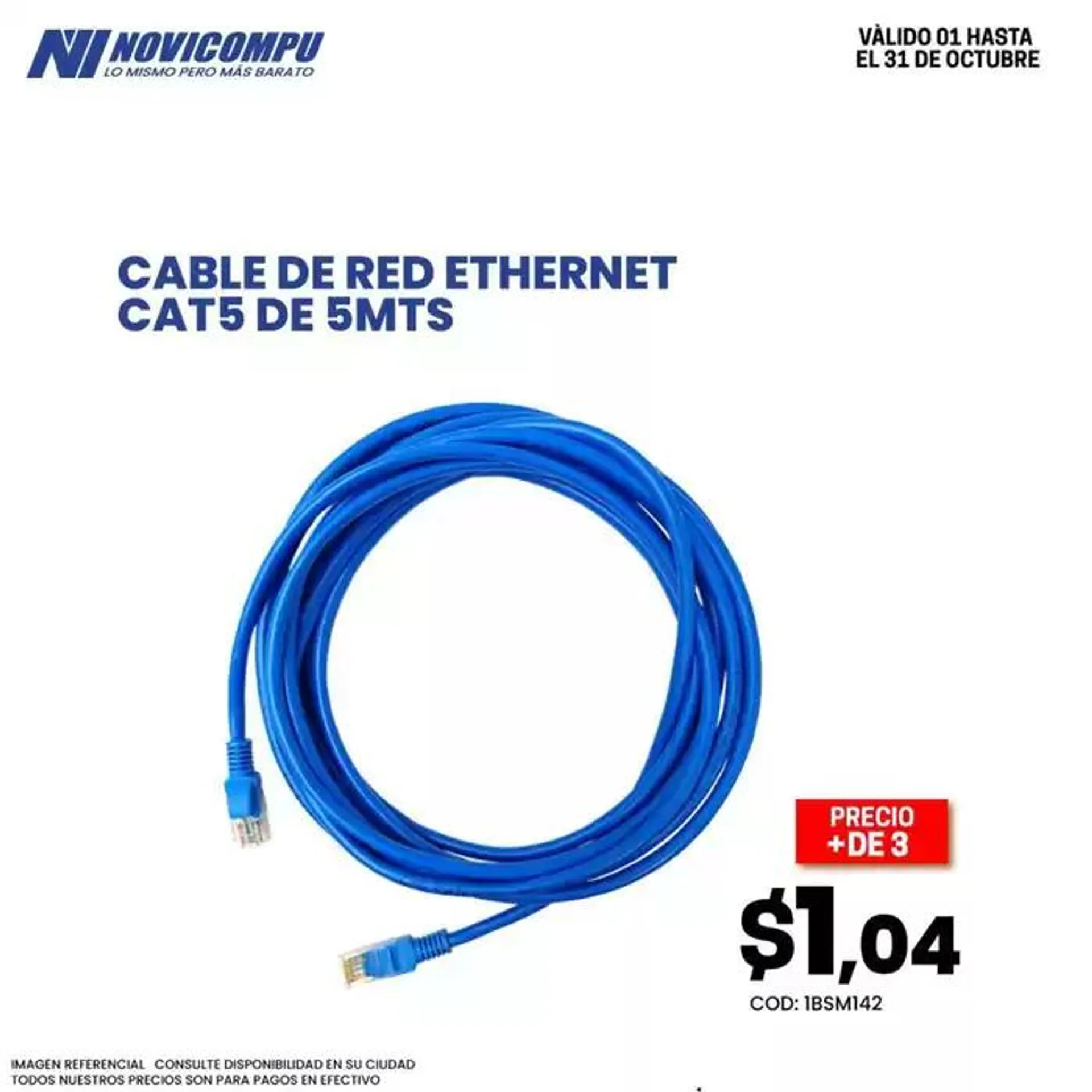 Catalogo de Cable de red Ethernet  7 de octubre al 31 de octubre 2024 - Pag 3