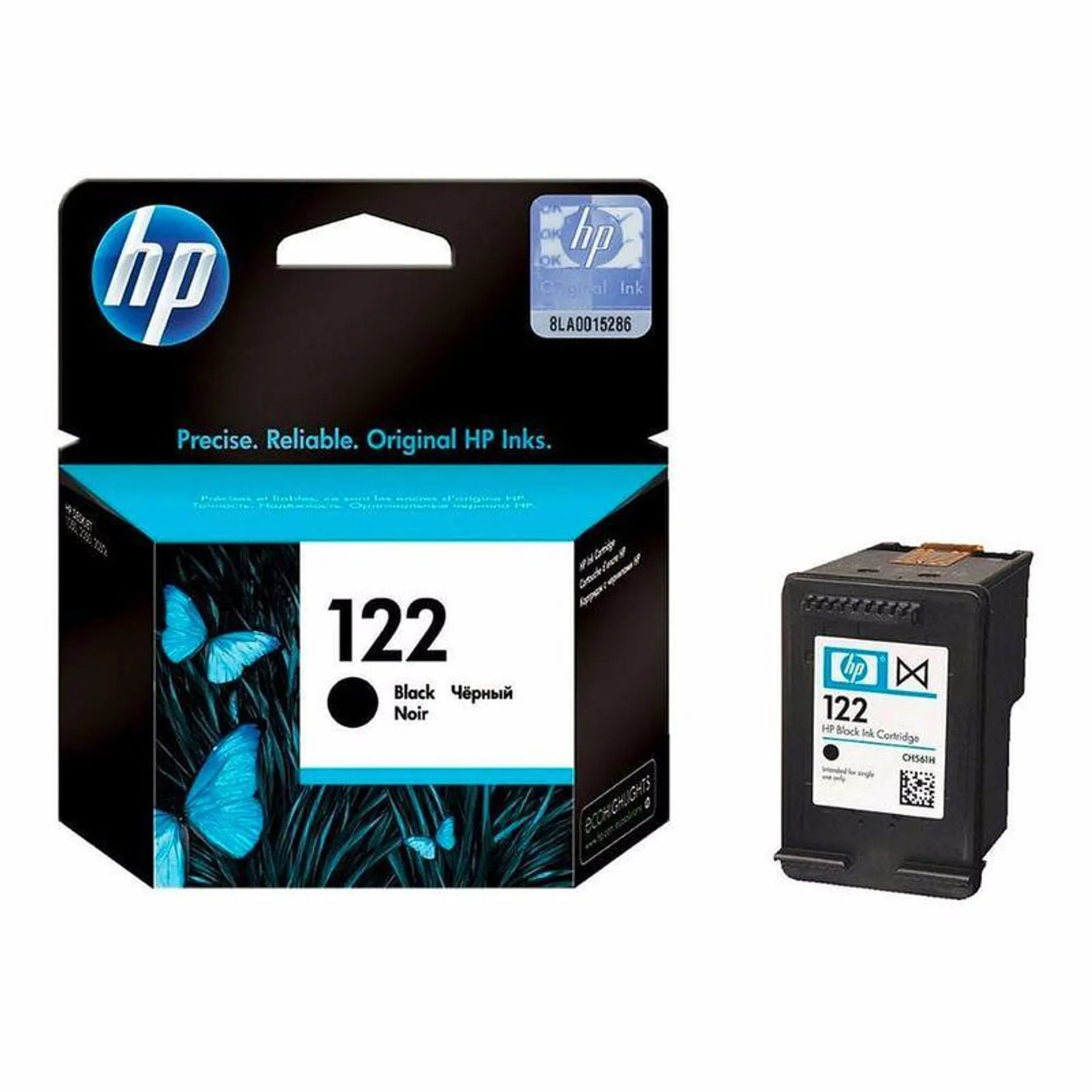 Cartucho - HP - 122 Negro