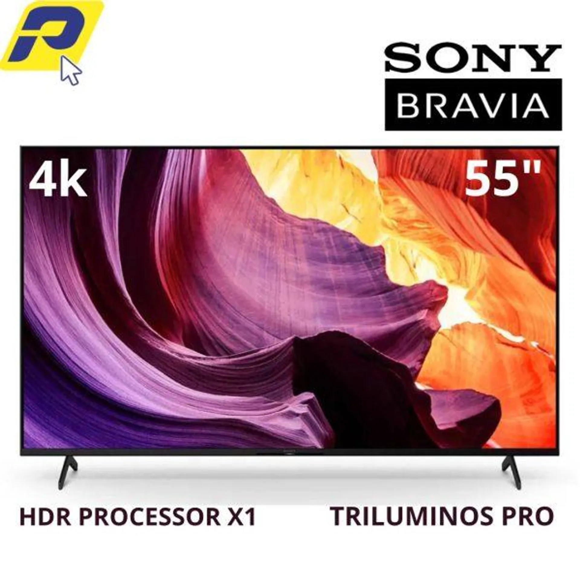 TV SONY 55″ SMART TV 4K HDR ULTRA HD ANDROID / KD-55X80K PROCESADOR X1