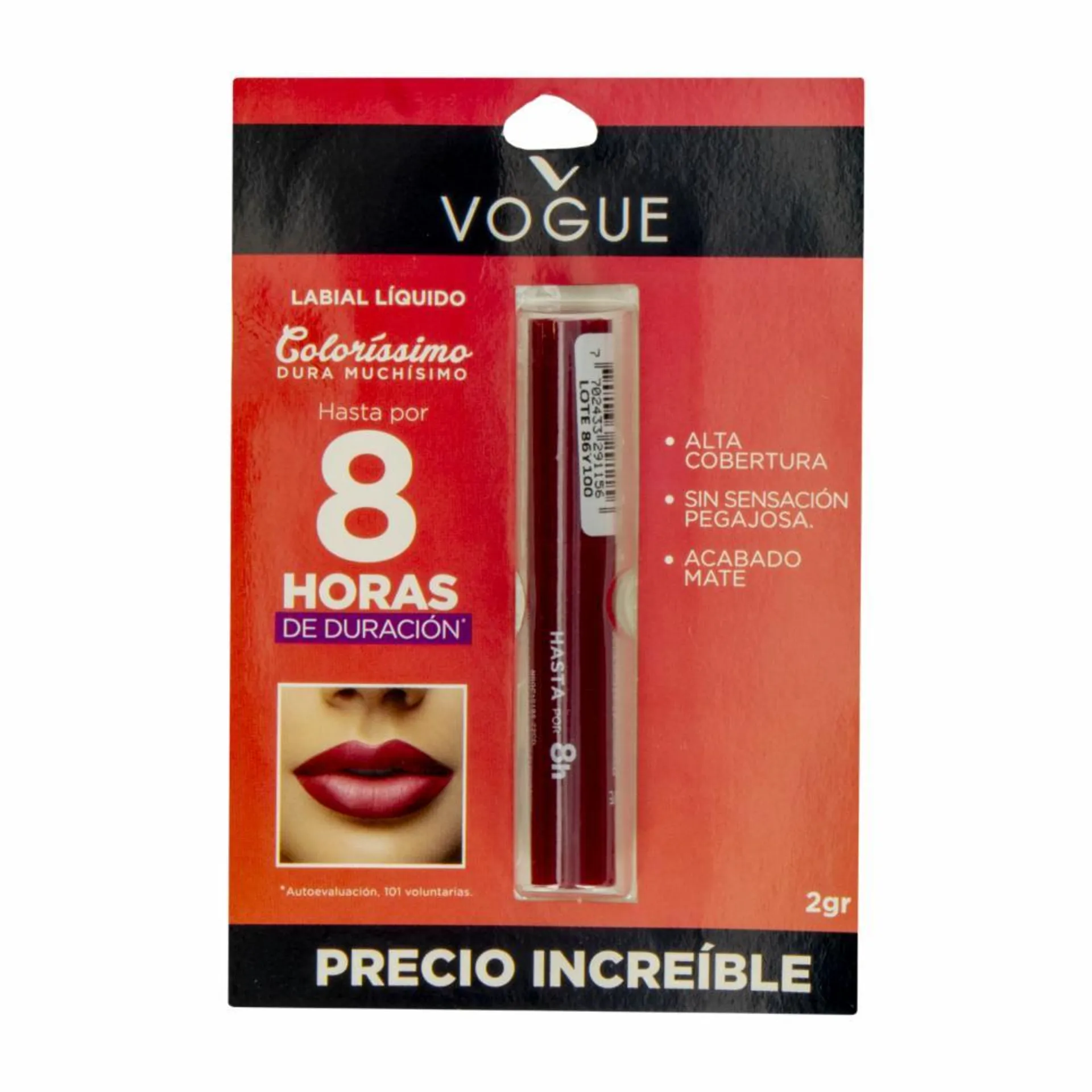 Labial Líquido Color Magenta De Larga Duración VOGUE 2 G