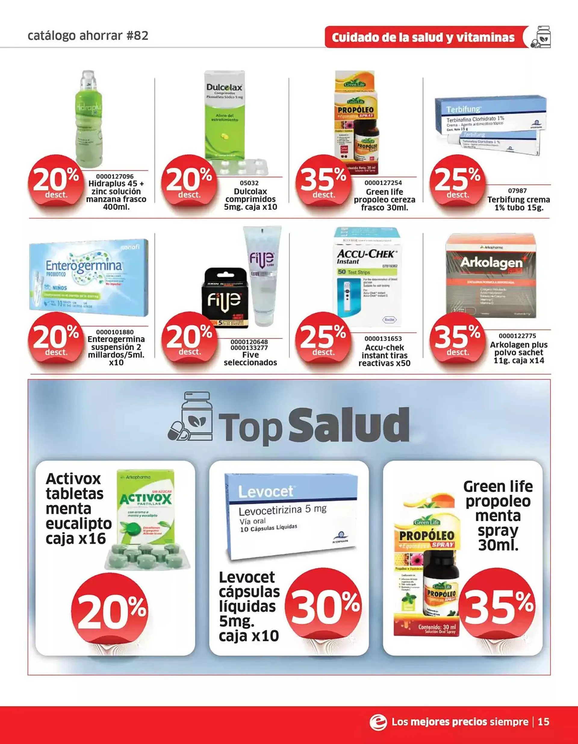 Catalogo de Catálogo Farmacias Económicas 2 de octubre al 31 de octubre 2024 - Pag 15