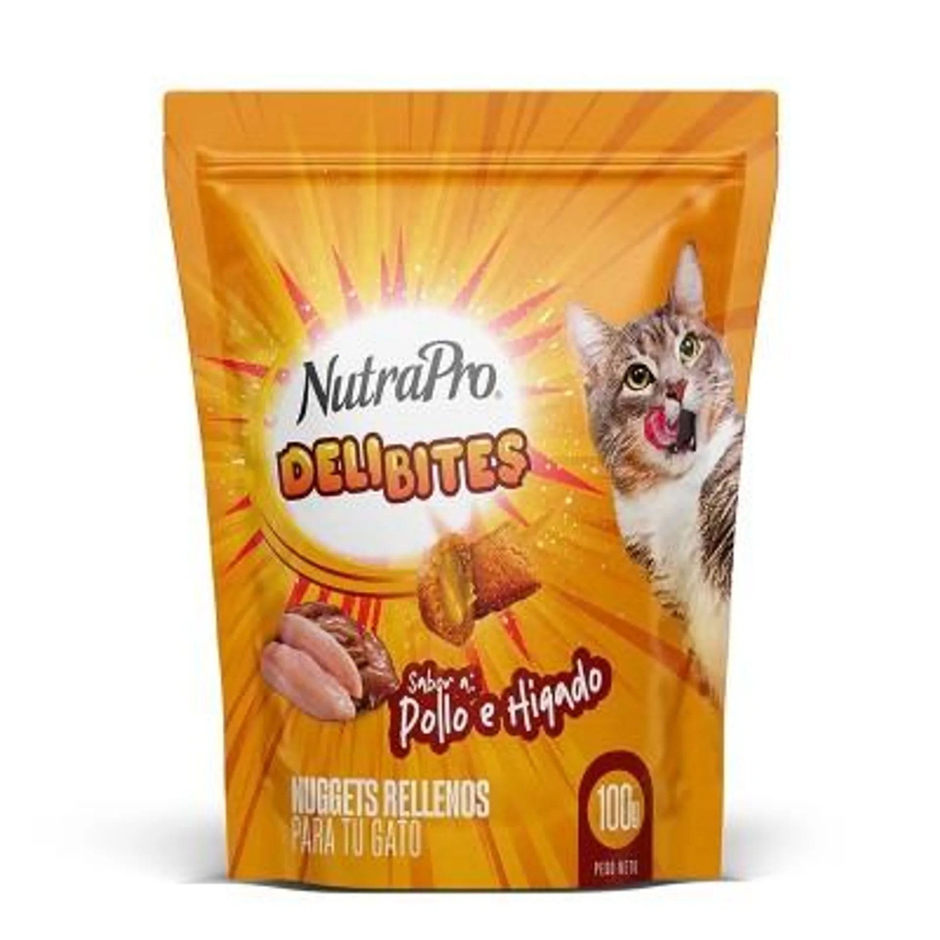 NUTRAPRO DELI BITES GATOS POLLO E HIGADO