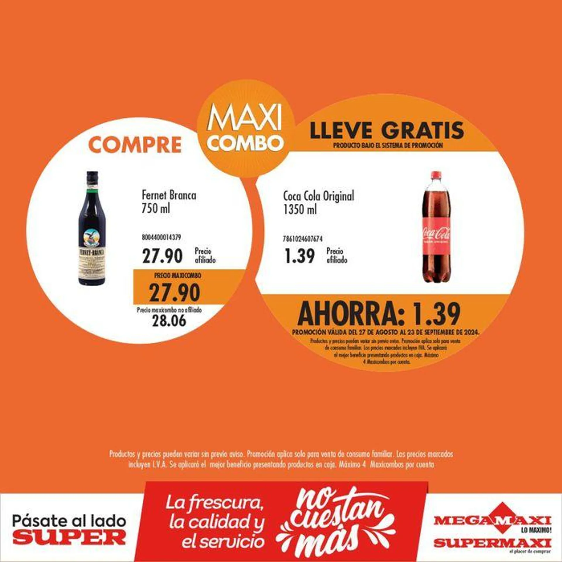 Catalogo de Maxi Combo  3 de septiembre al 23 de septiembre 2024 - Pag 4