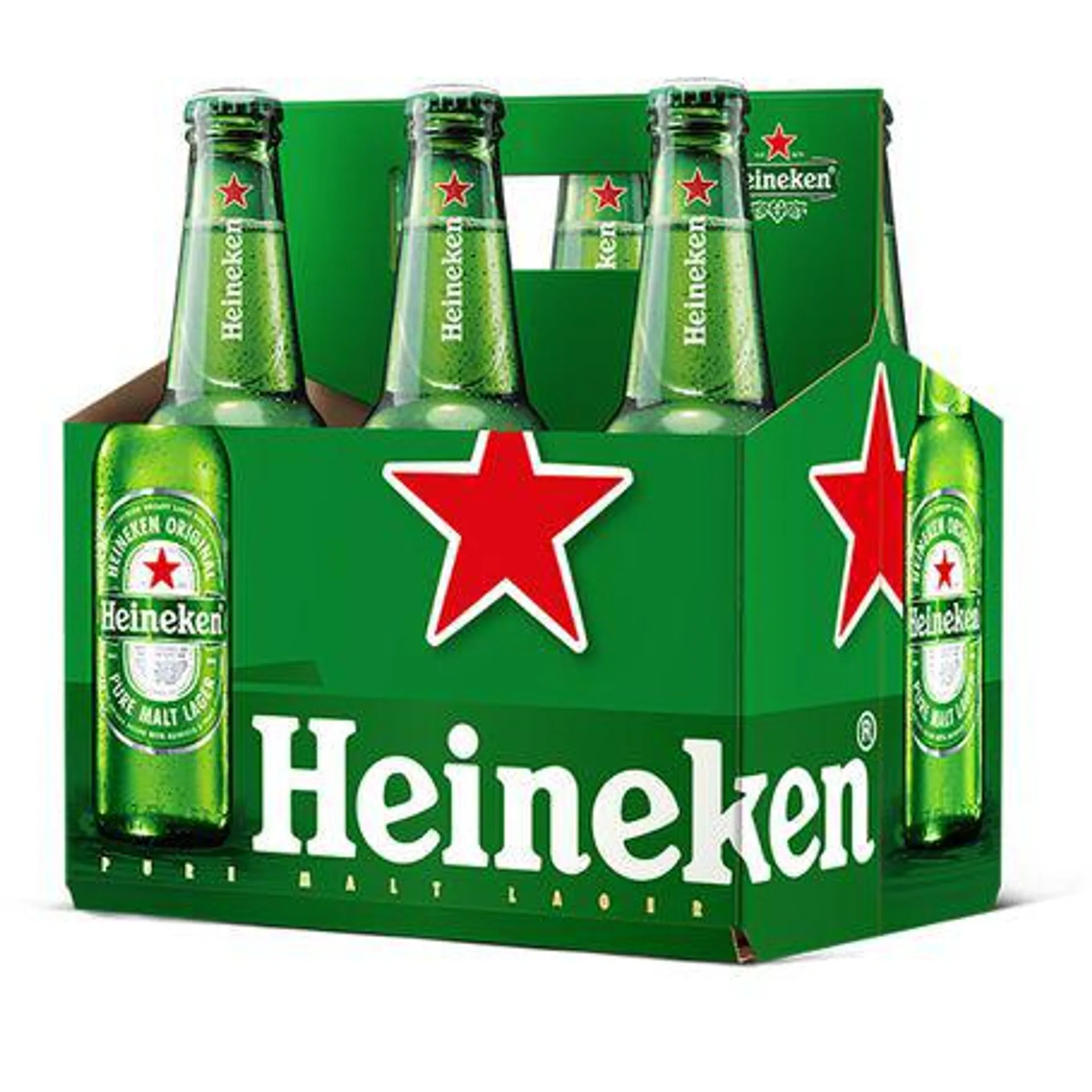 Six Pack Cerveza Heineken Botella 330ml