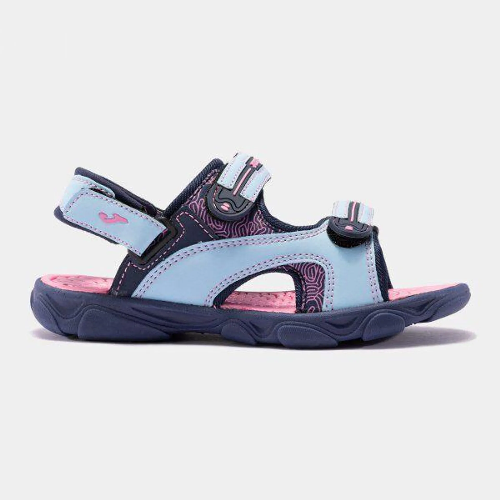 Chanclas casual S.Ocean Jr 24 junior celeste rosa