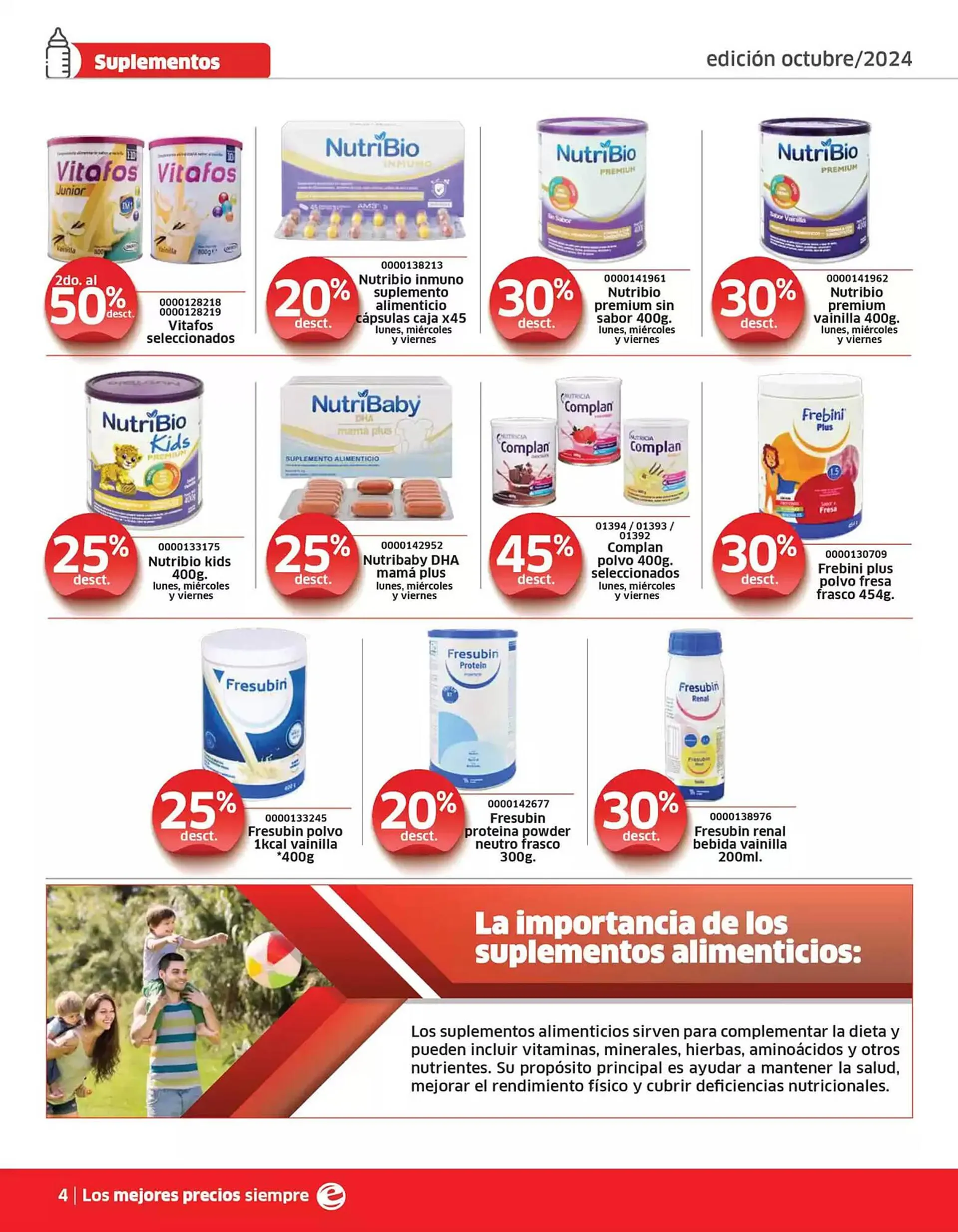 Catalogo de Catálogo Farmacias Económicas 2 de octubre al 31 de octubre 2024 - Pag 4