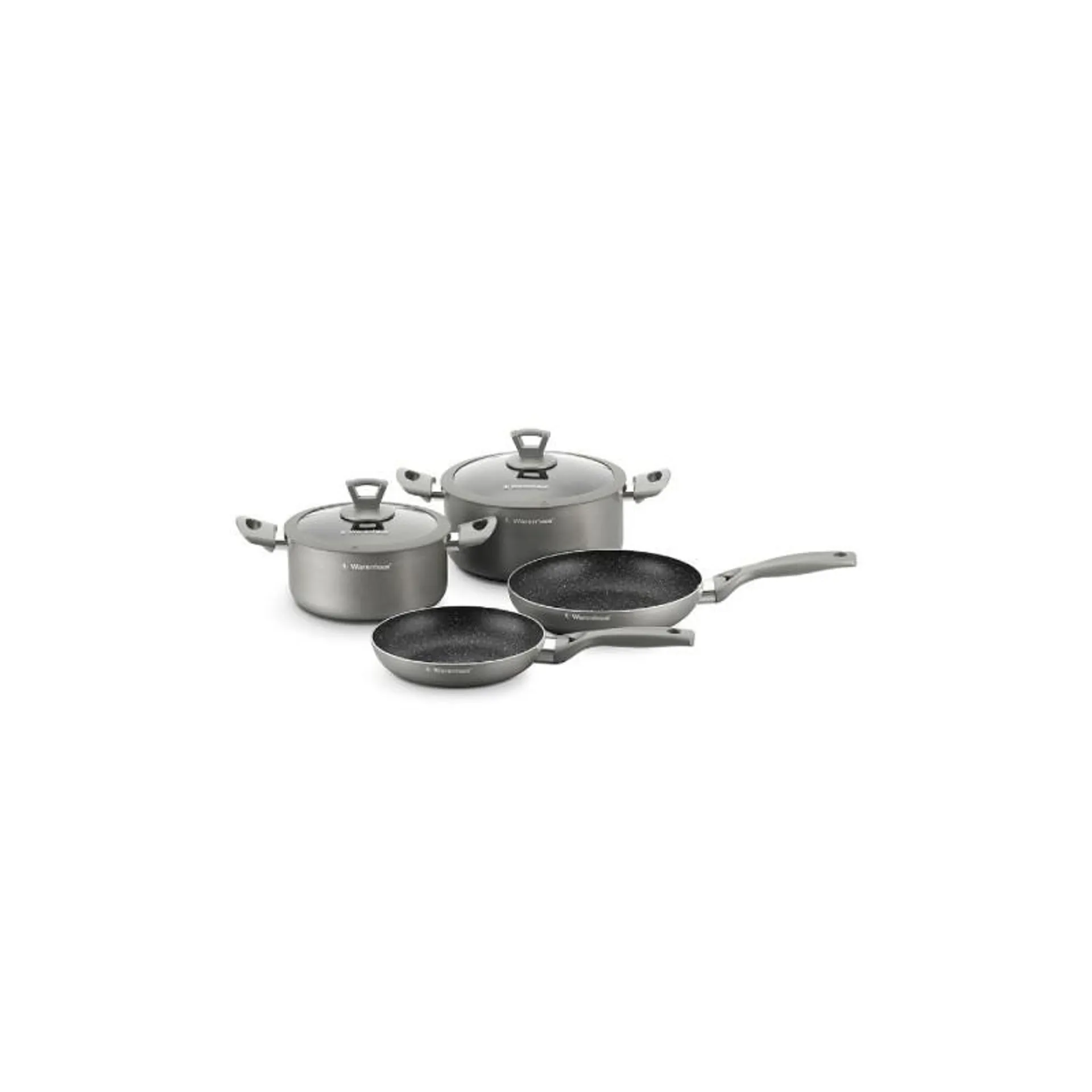 SET COCINA DE INDUCCION WARENHAUS ECLIPSE II 6PCS GRIS