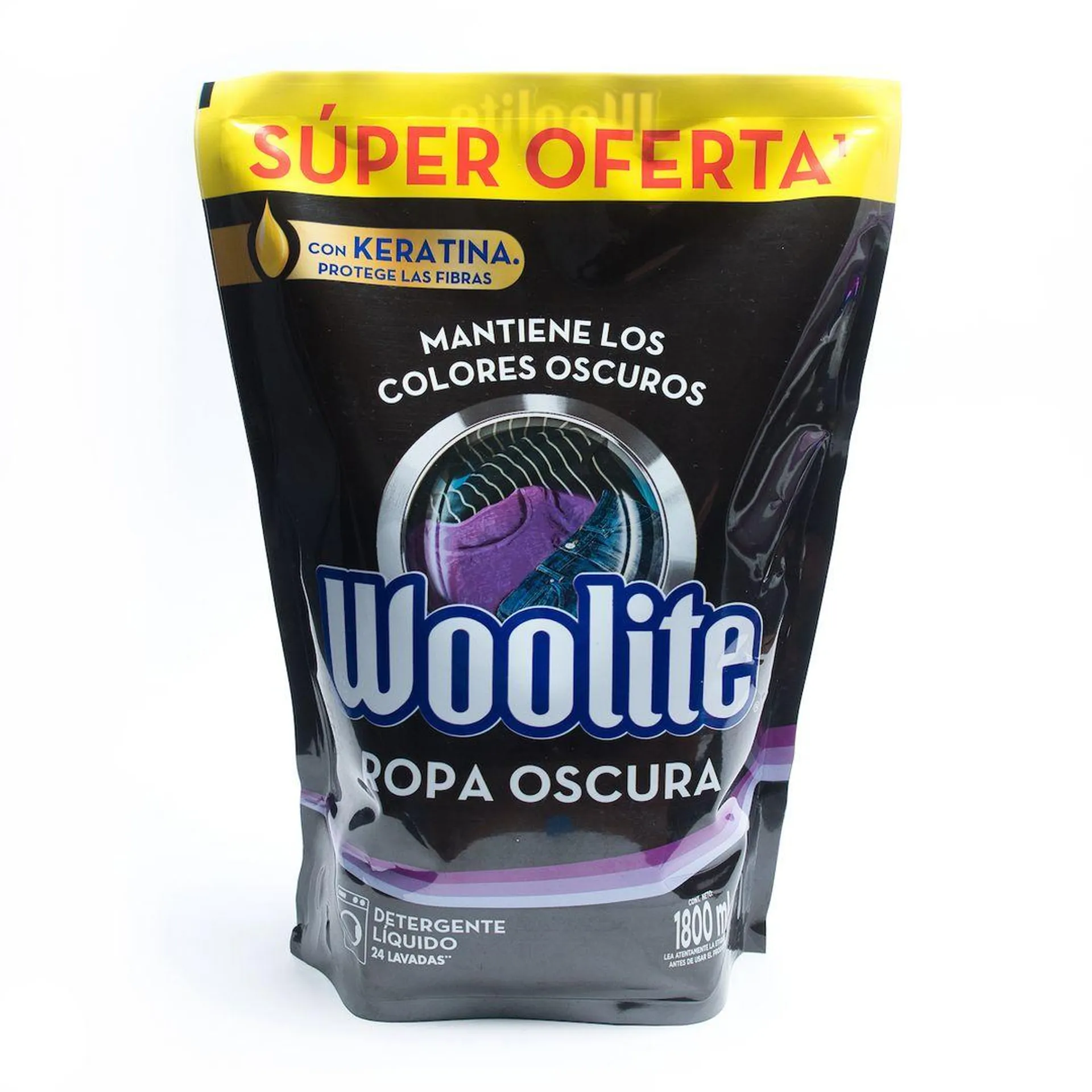 Detergente Líquido Woolite Ropa Oscura 1.8L