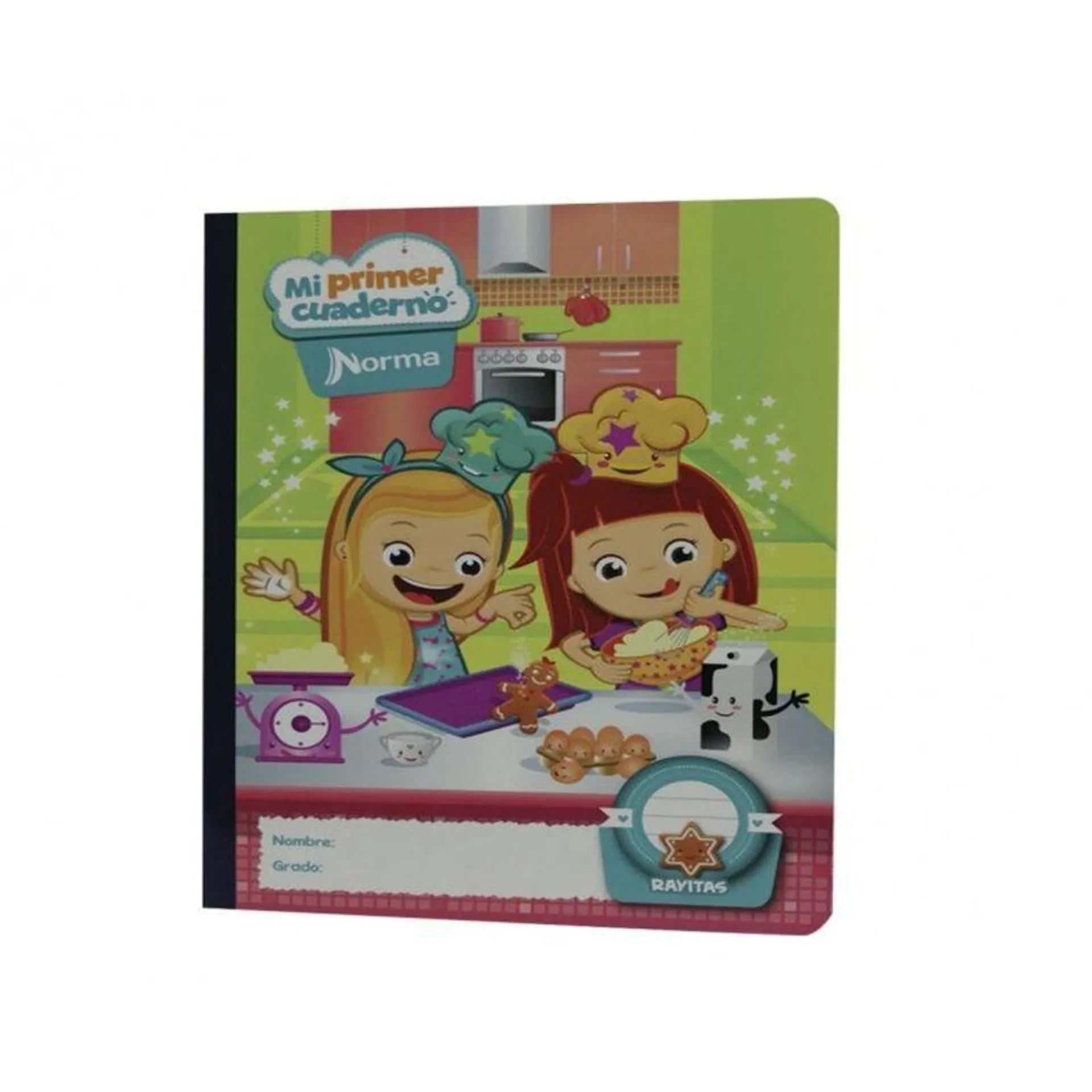 Cuaderno Cosido 100Hjs Cuadros Parvulario Mi Primer Cuader