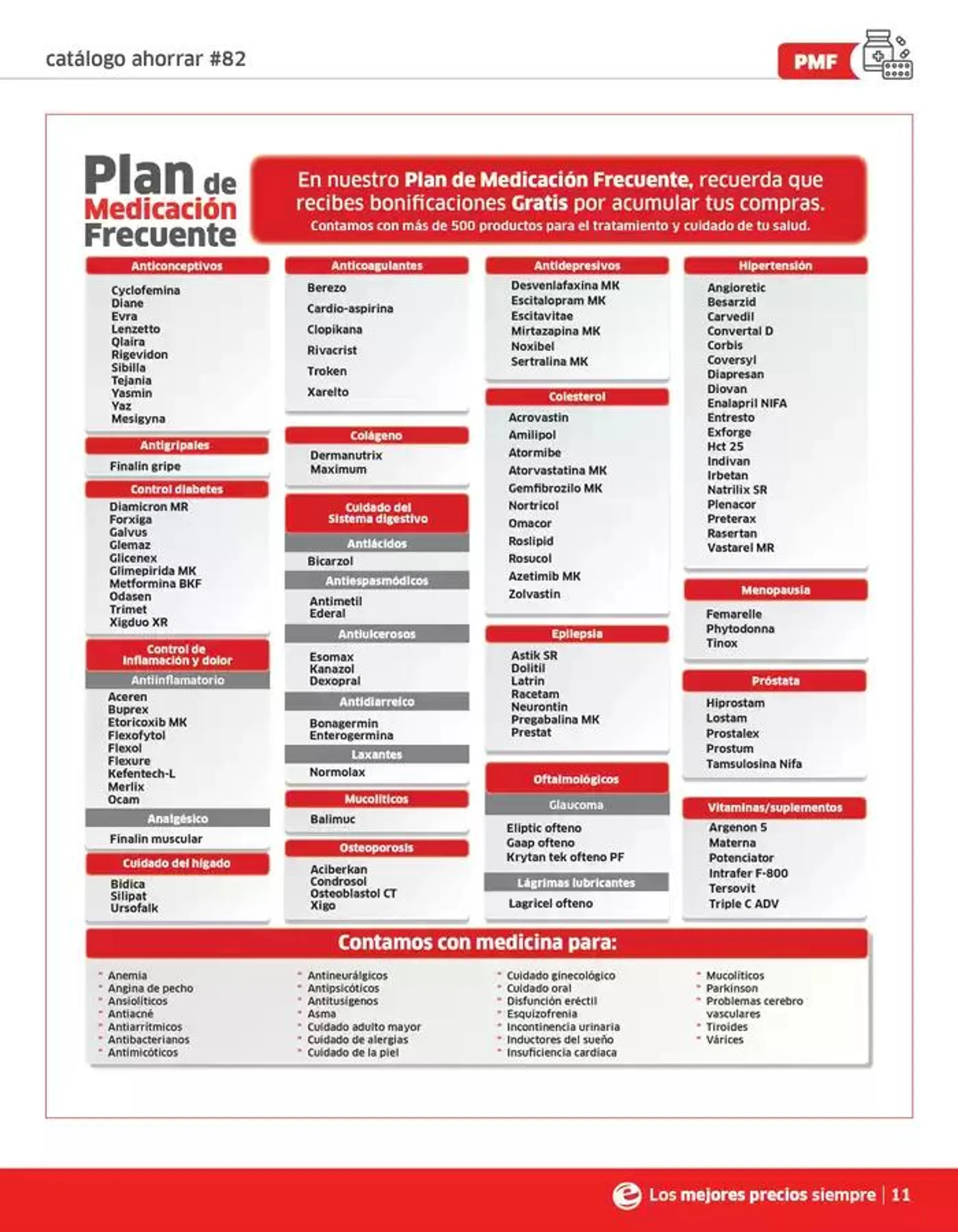 Catalogo de Farmacias Económicas Octubre  2 de octubre al 31 de octubre 2024 - Pag 11