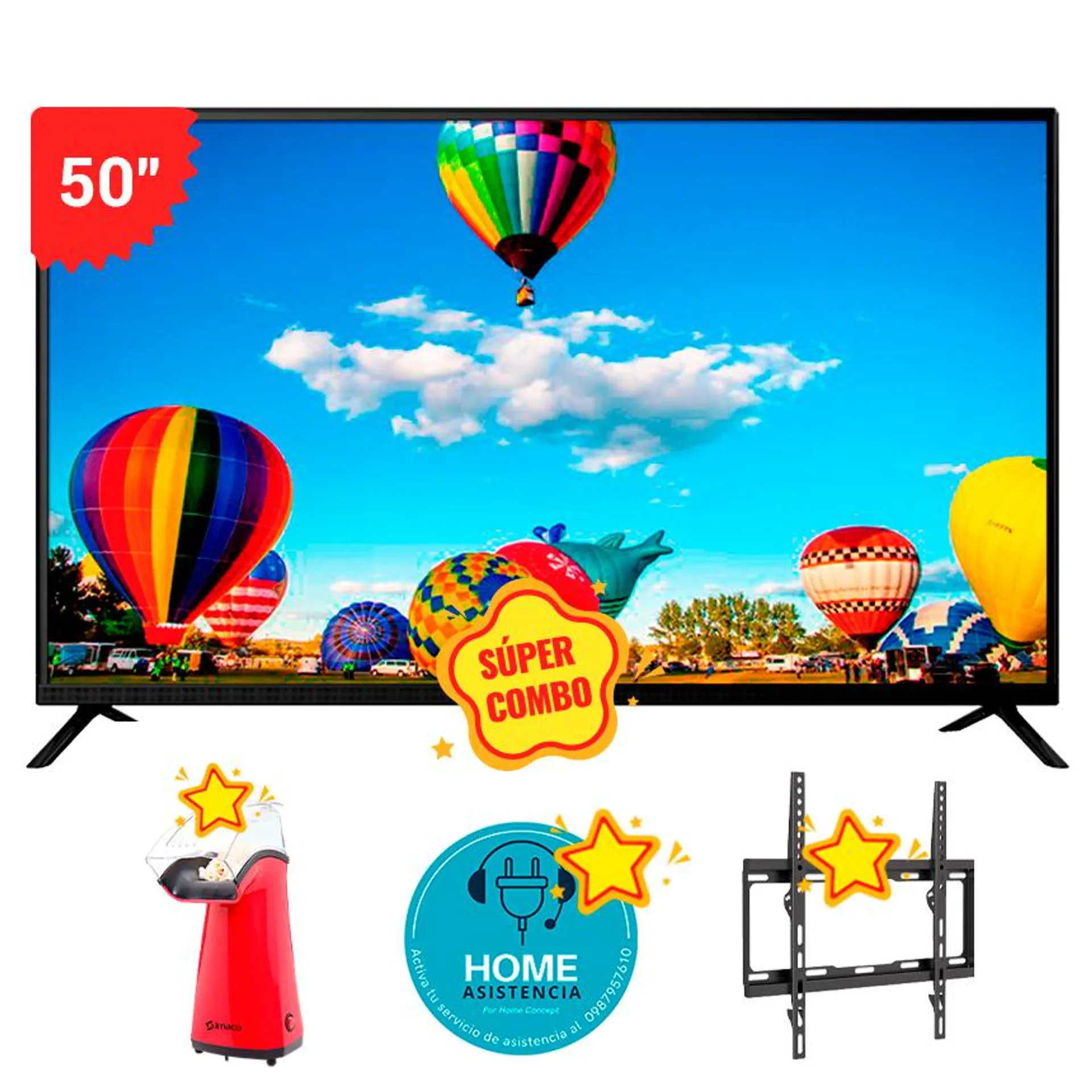 50" SMART LED UHD (IN-LED50-ANDR11-MO)