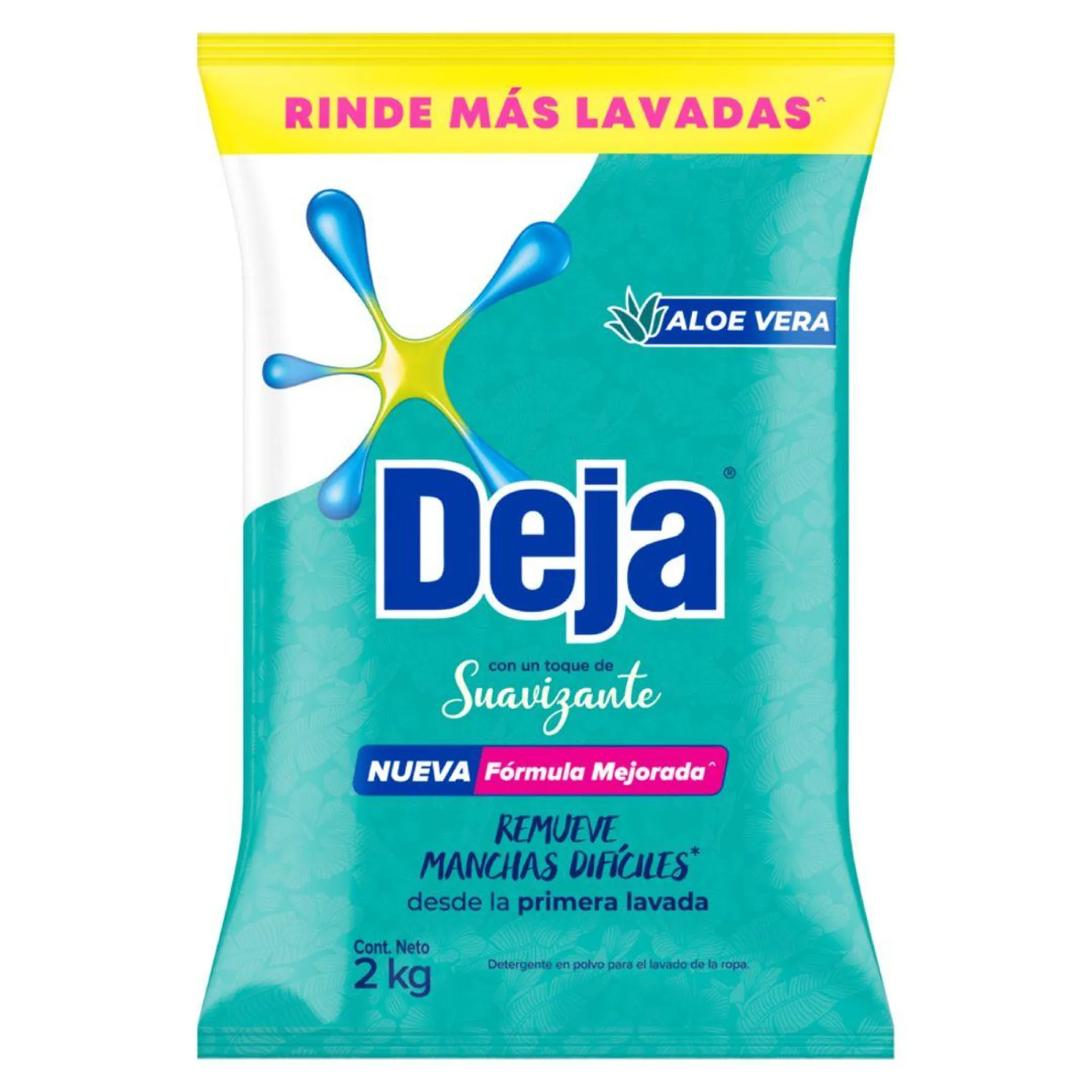 Detergente en Polvo Deja con Suavizante más Bicarbonato 2kg - Varias Fragancias