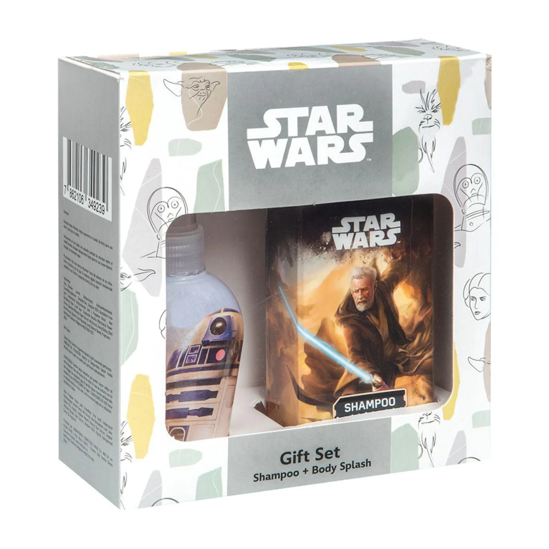 Set Shampoo y Body Splash Obi Wan de Star Wars