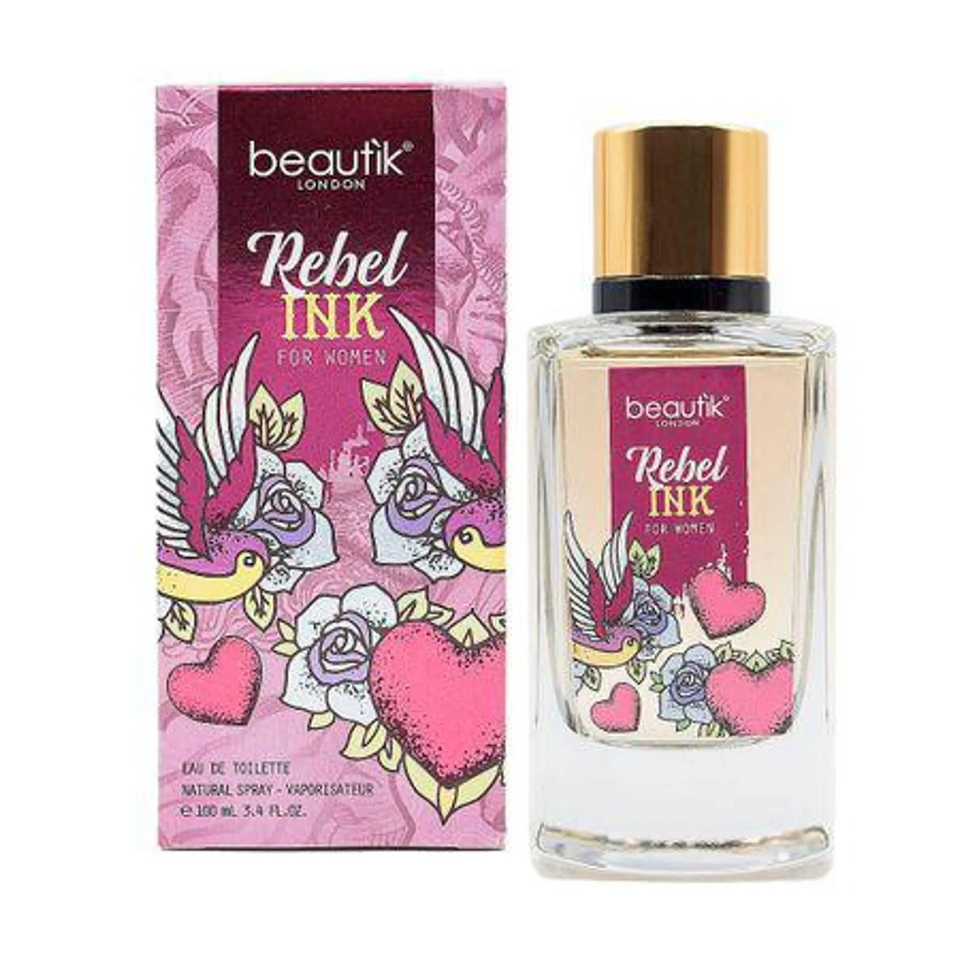 Eau de Toilette Rebel Ink Beautìk for Women 100ml