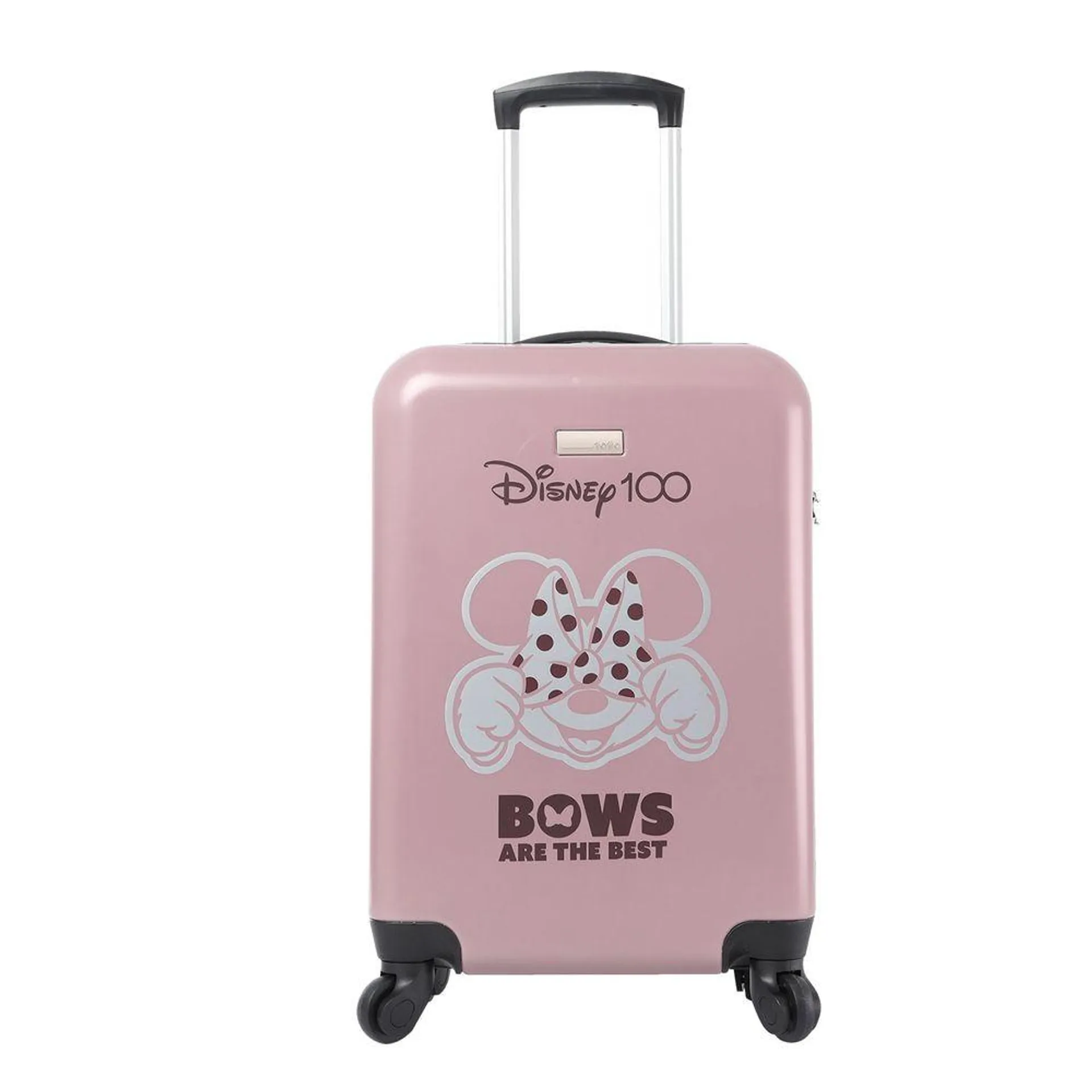 Maleta para Niña Disney 100 - Iridiscente Pink - Estampado