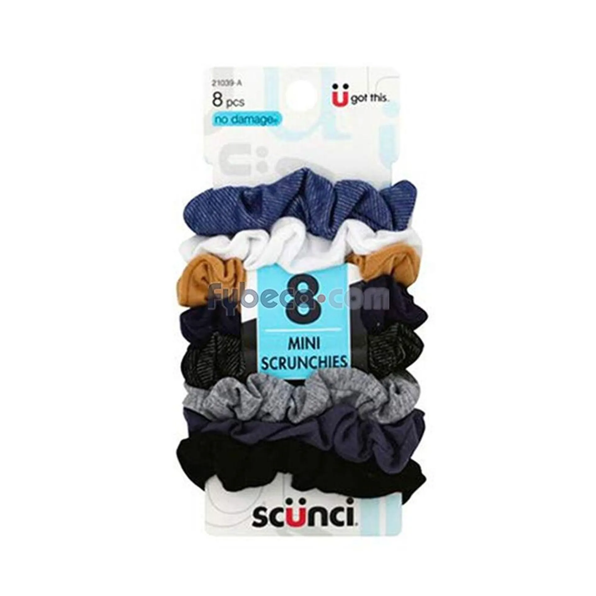 Mini Scrunchies Colores 8 Unidades