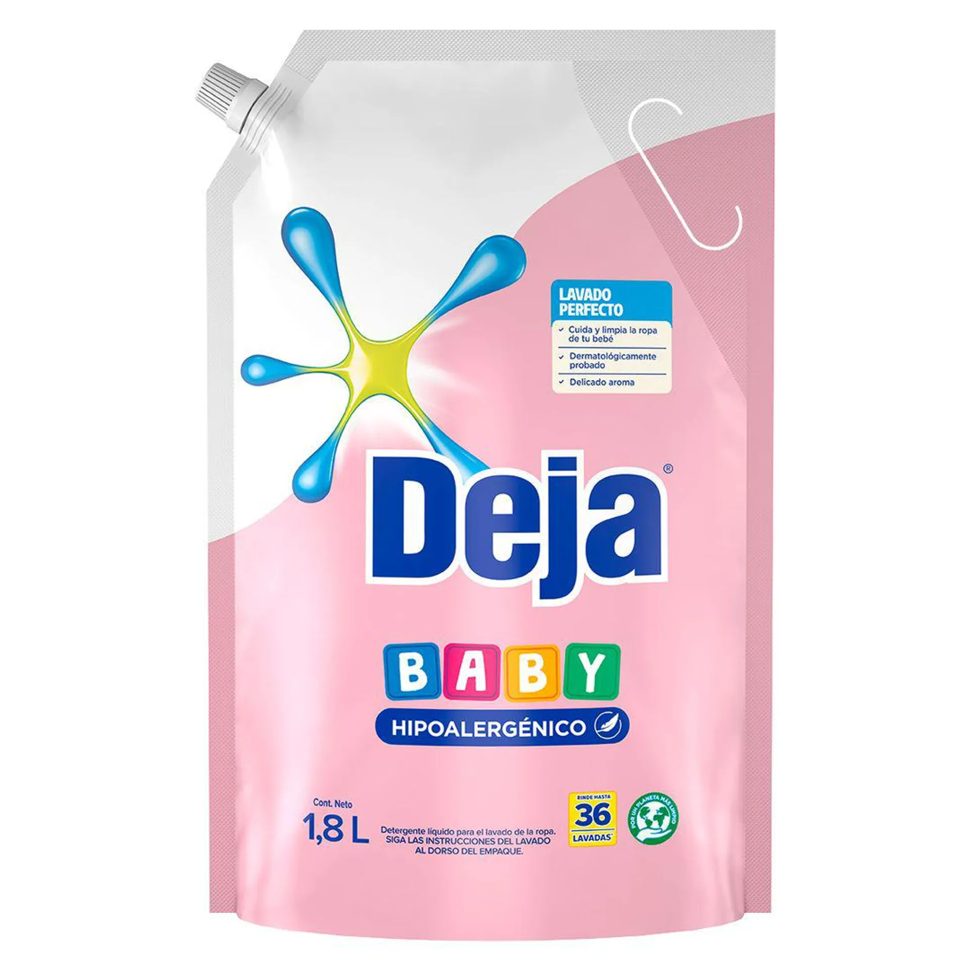 Detergente Líquido Deja Baby 1.8L