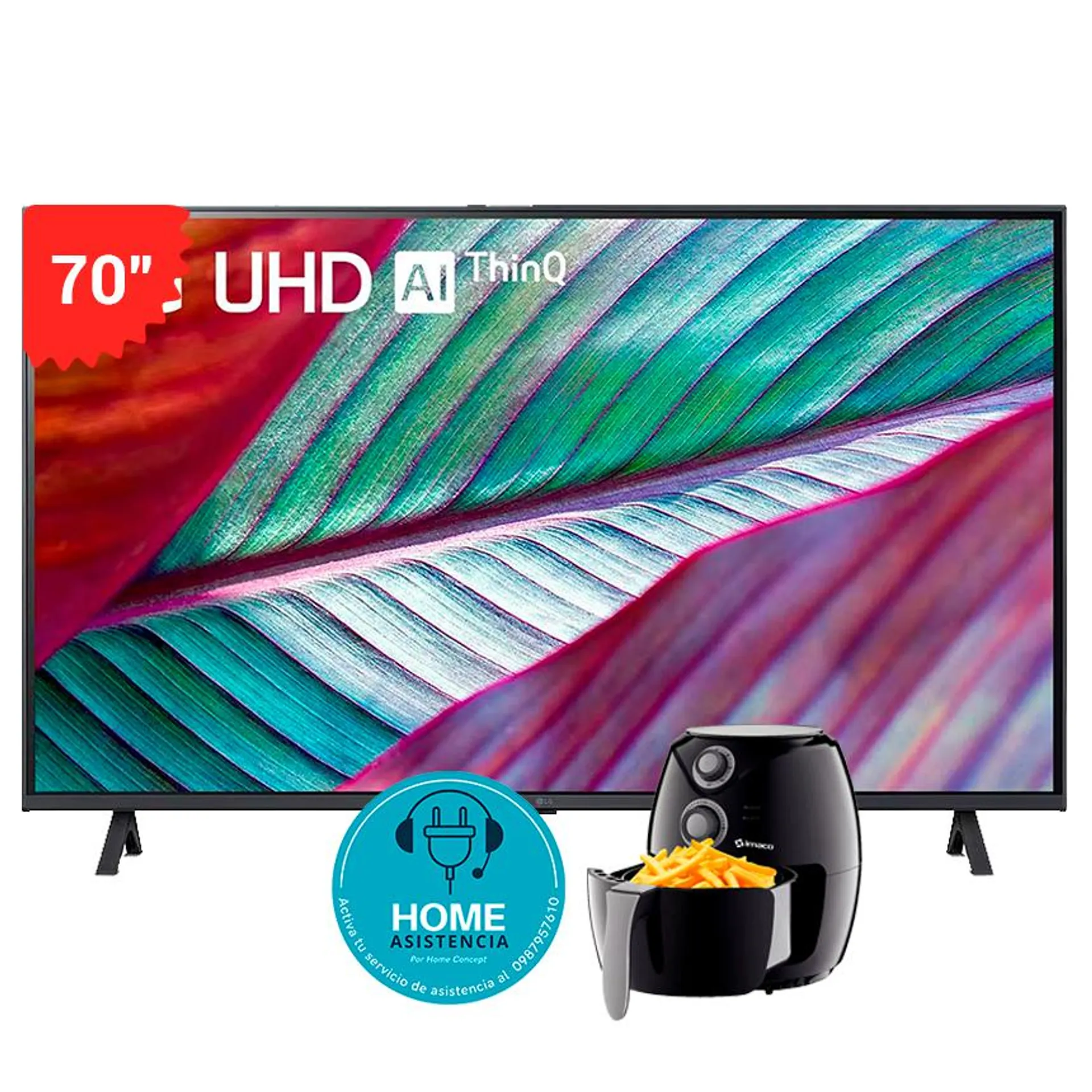 70" UR78 SMART LED 4K UHD THINQ AI (70UR7800PSB)