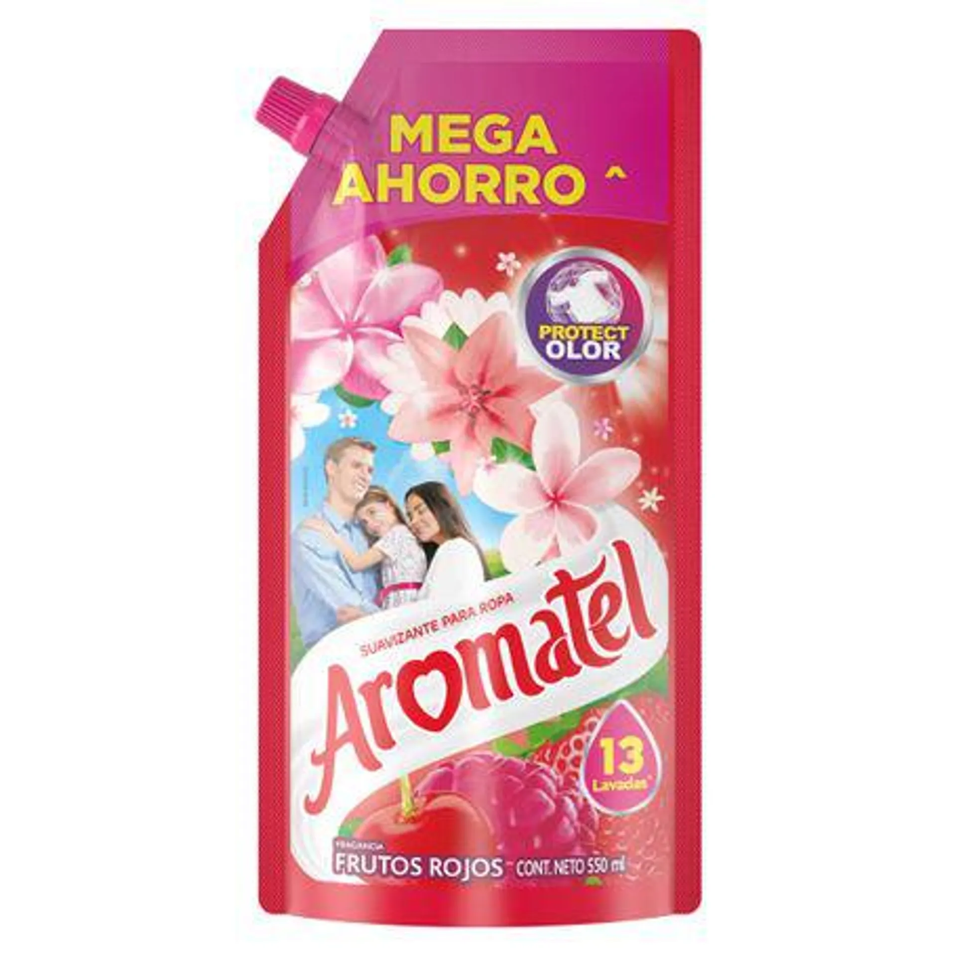 Suavizante Aromatel Frutos Rojos Doypack 550ml