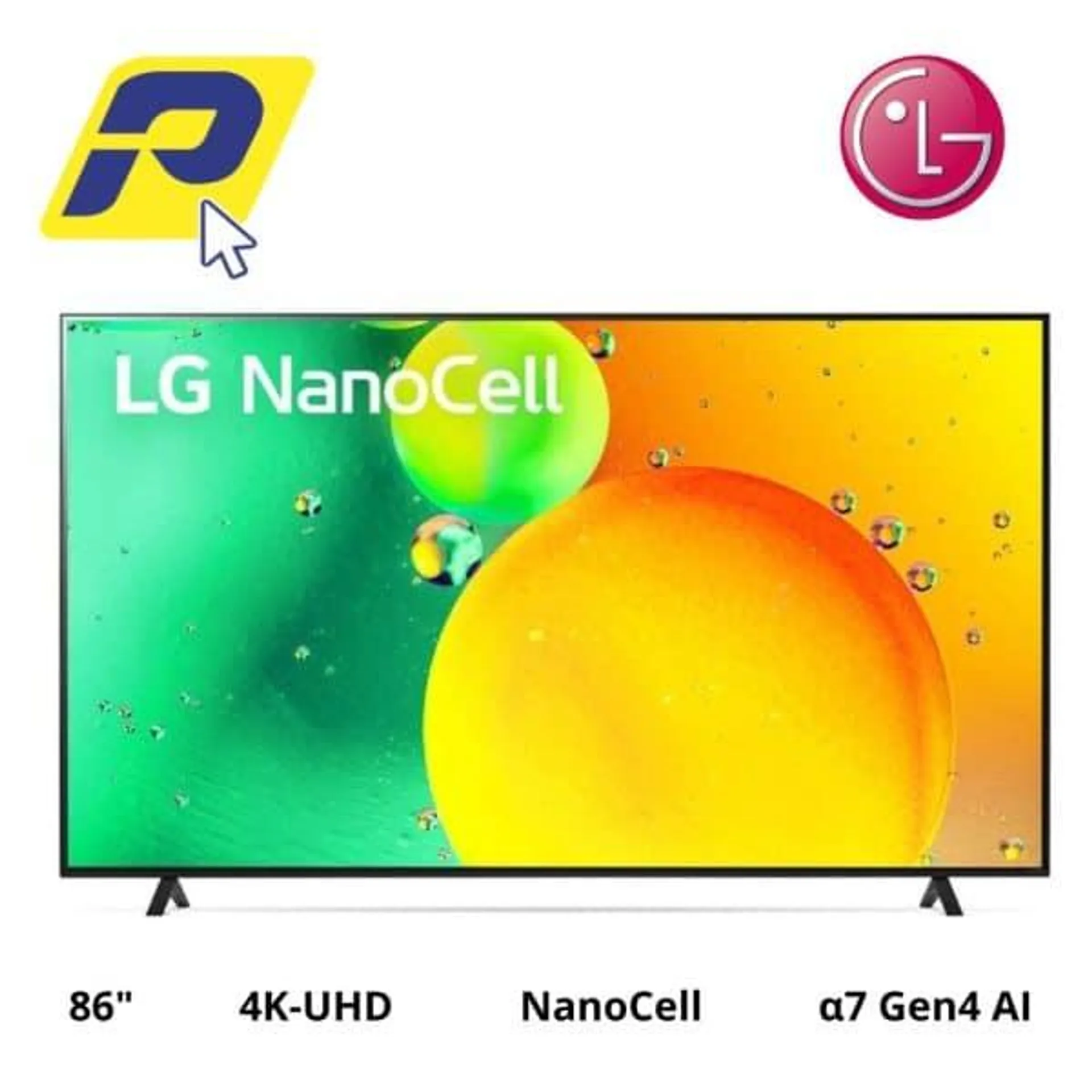 TELEVISOR LG NANOCELL 86″ SMART TV 4K UHD – 86NANO75SQA