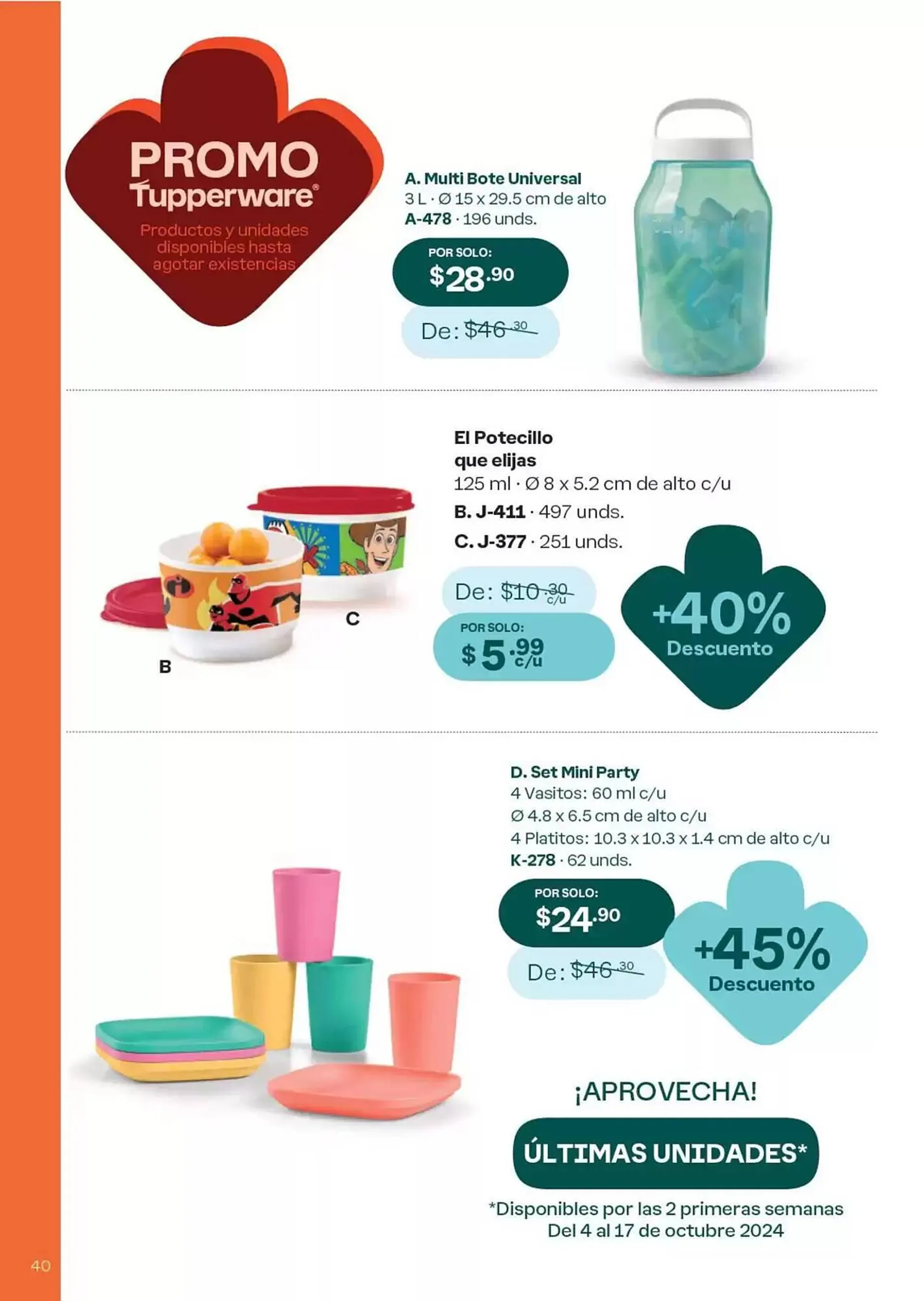 Catalogo de Catálogo Tupperware 4 de octubre al 31 de octubre 2024 - Pag 33