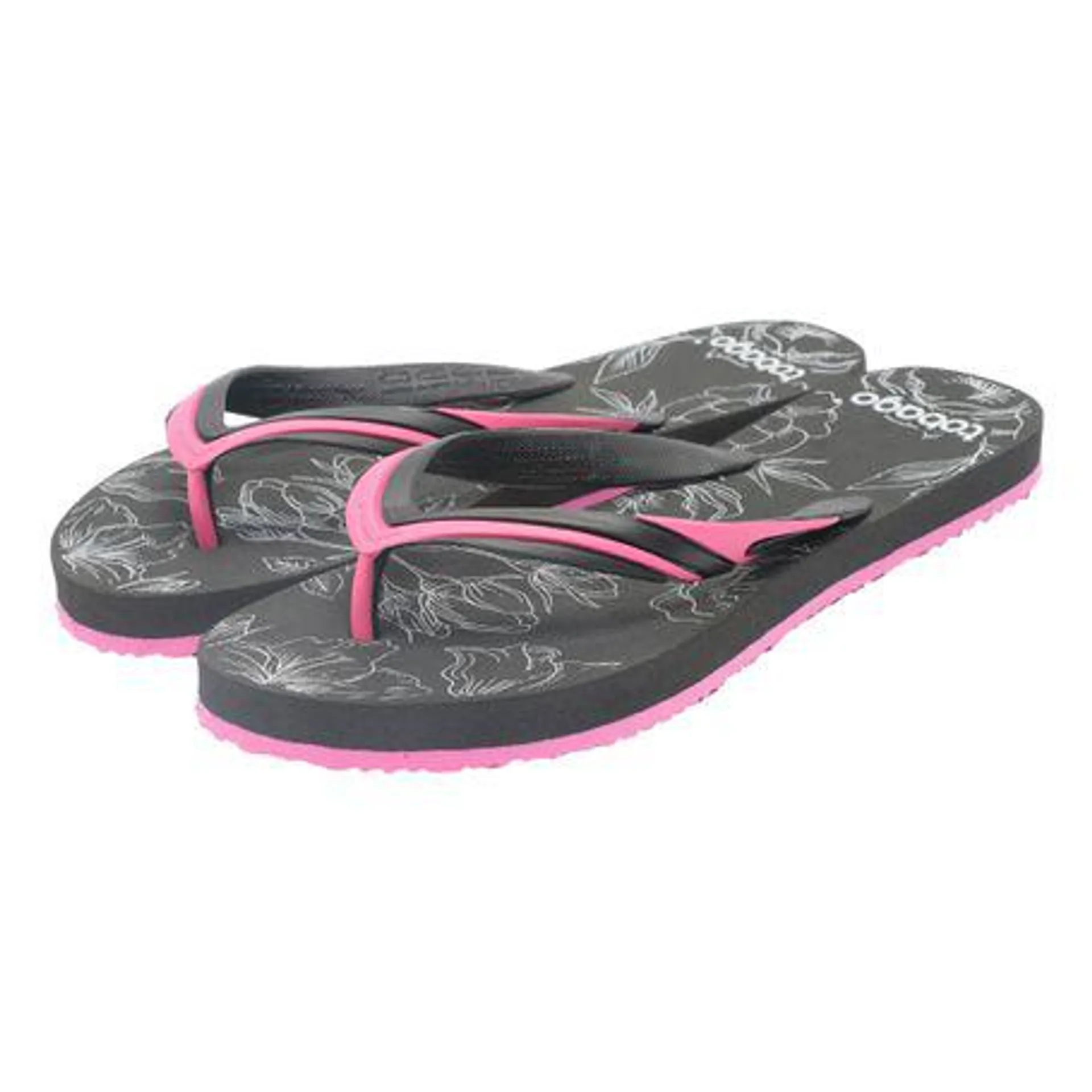 Zapatilla Mujer Tobago Estampada Negro - Varias Tallas