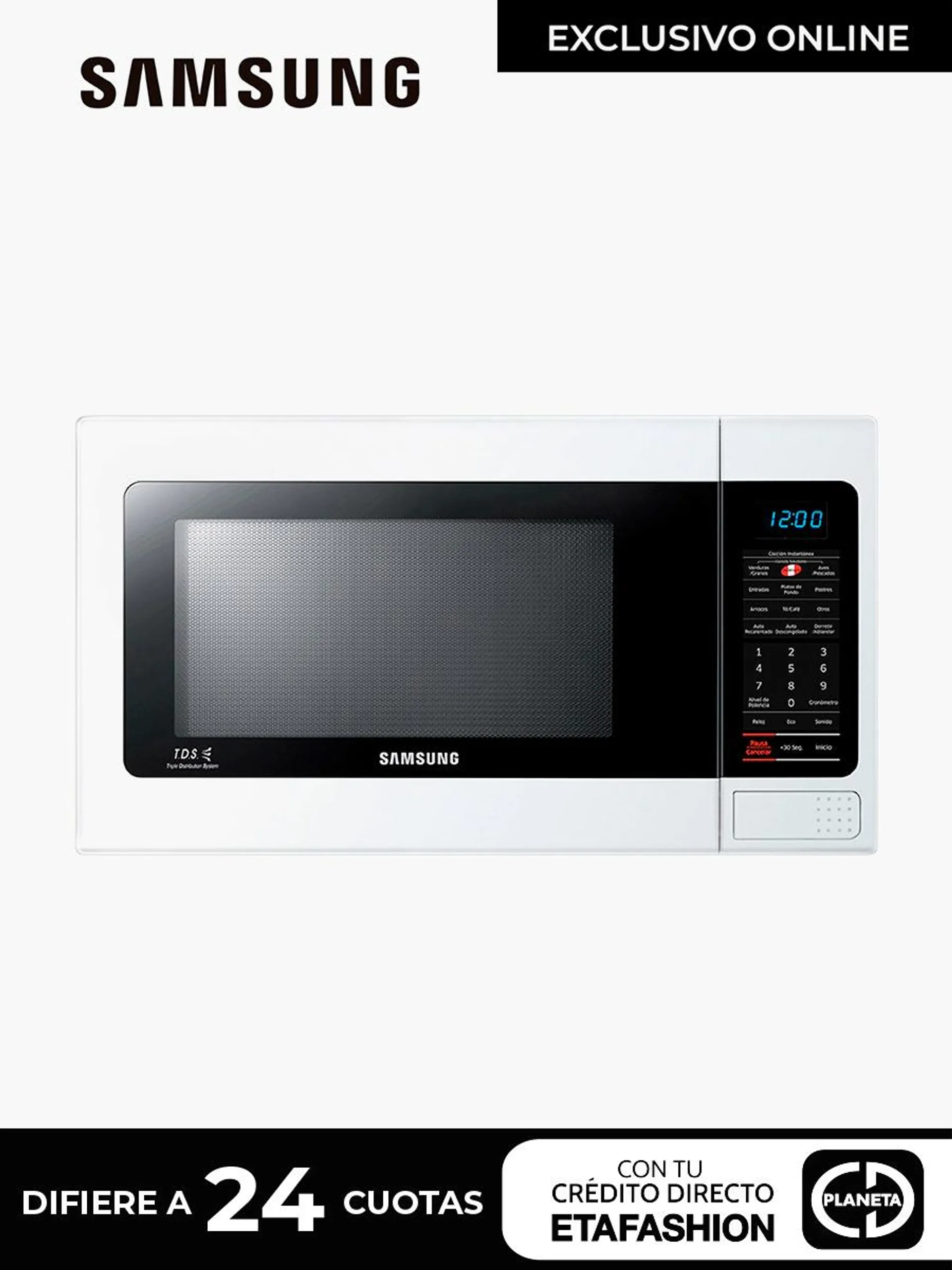 Microondas Samsung SM-AME1114TWE / 32 Lts