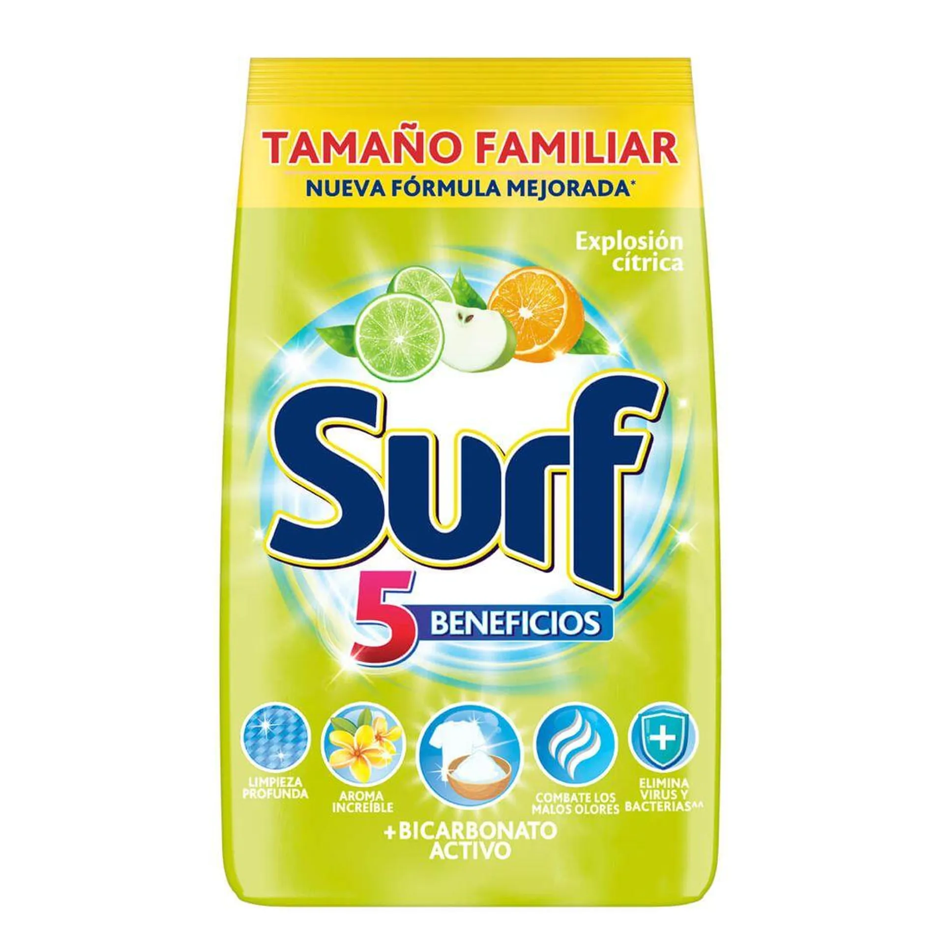 Detergente en Polvo Surf 5kg - Varias Fragancias