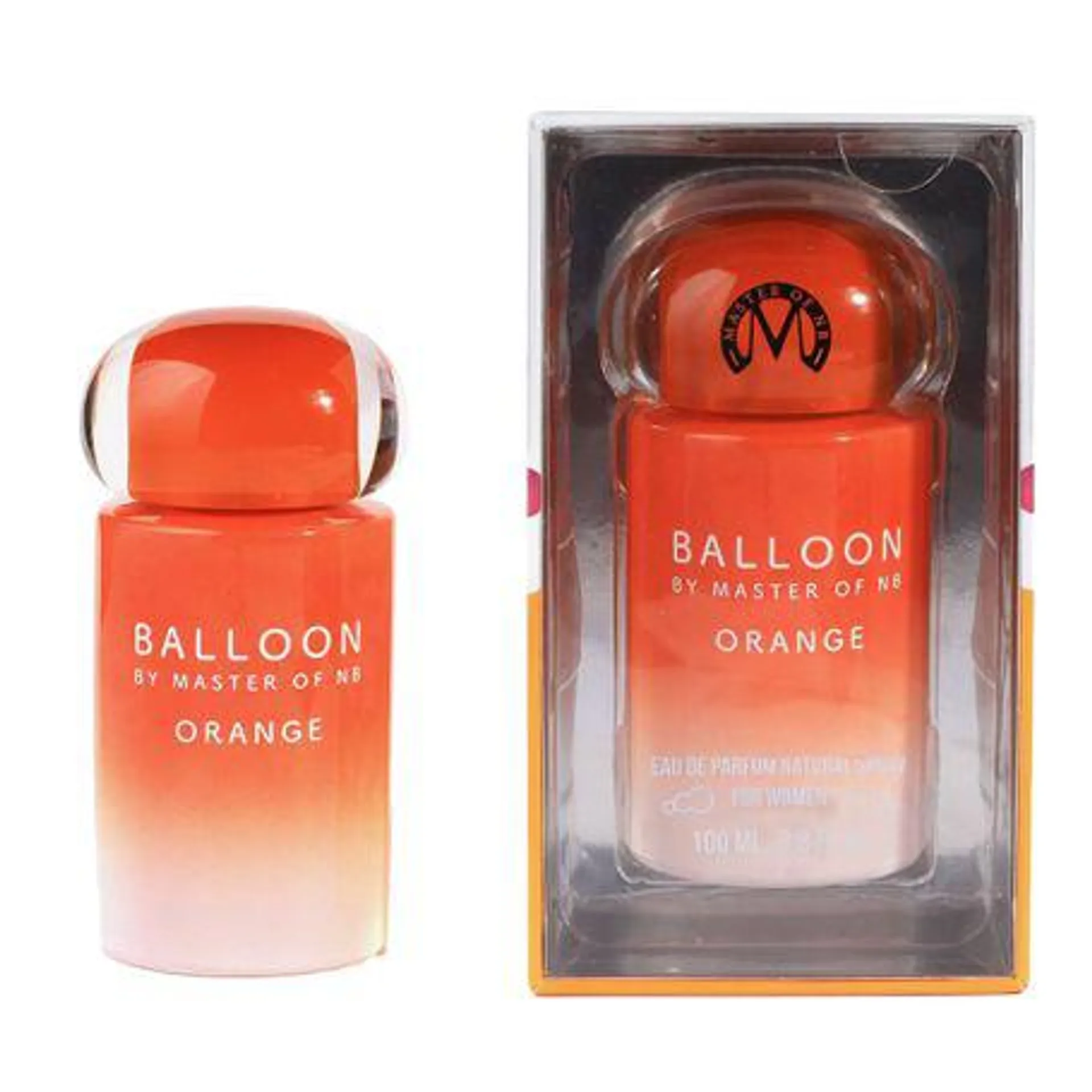 Eau de Parfum Balloon Orange New Brand Prestige for Women 100ml