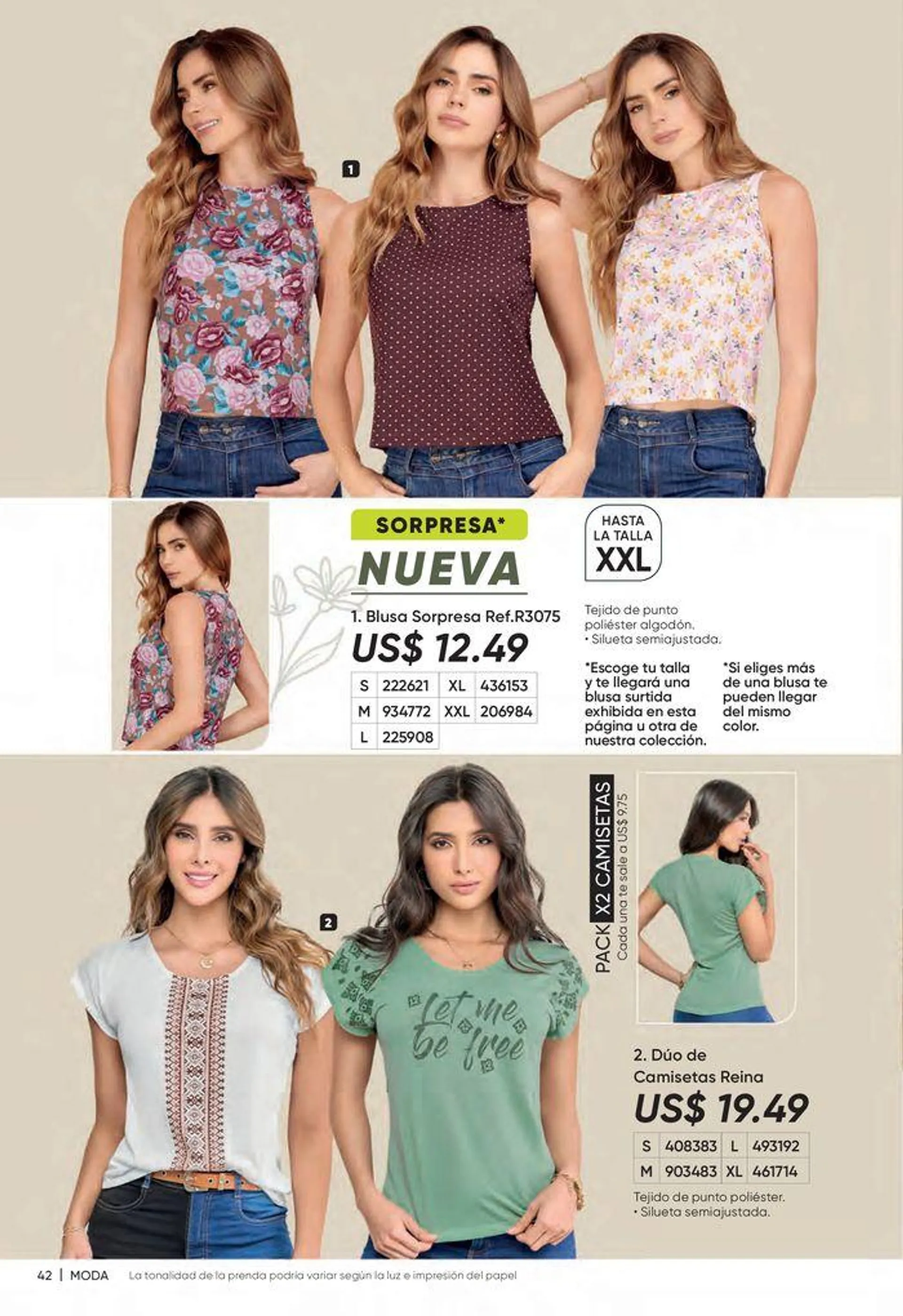 Catalogo de Moda Deportiva C/10 30 de mayo al 16 de junio 2024 - Pag 44