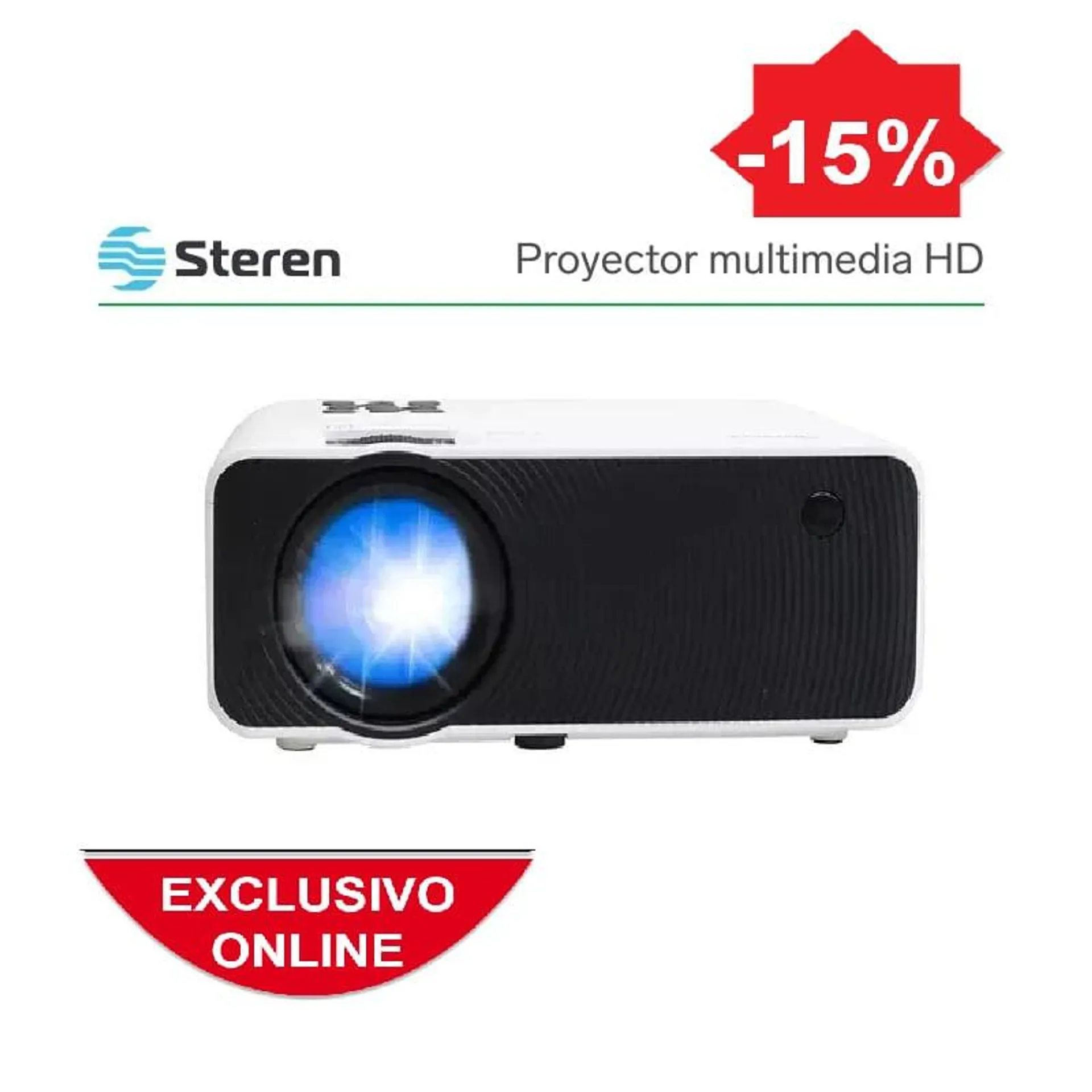 Proyector 7000 Lumenes Pro 300tecnologia Led Resolucion 720p