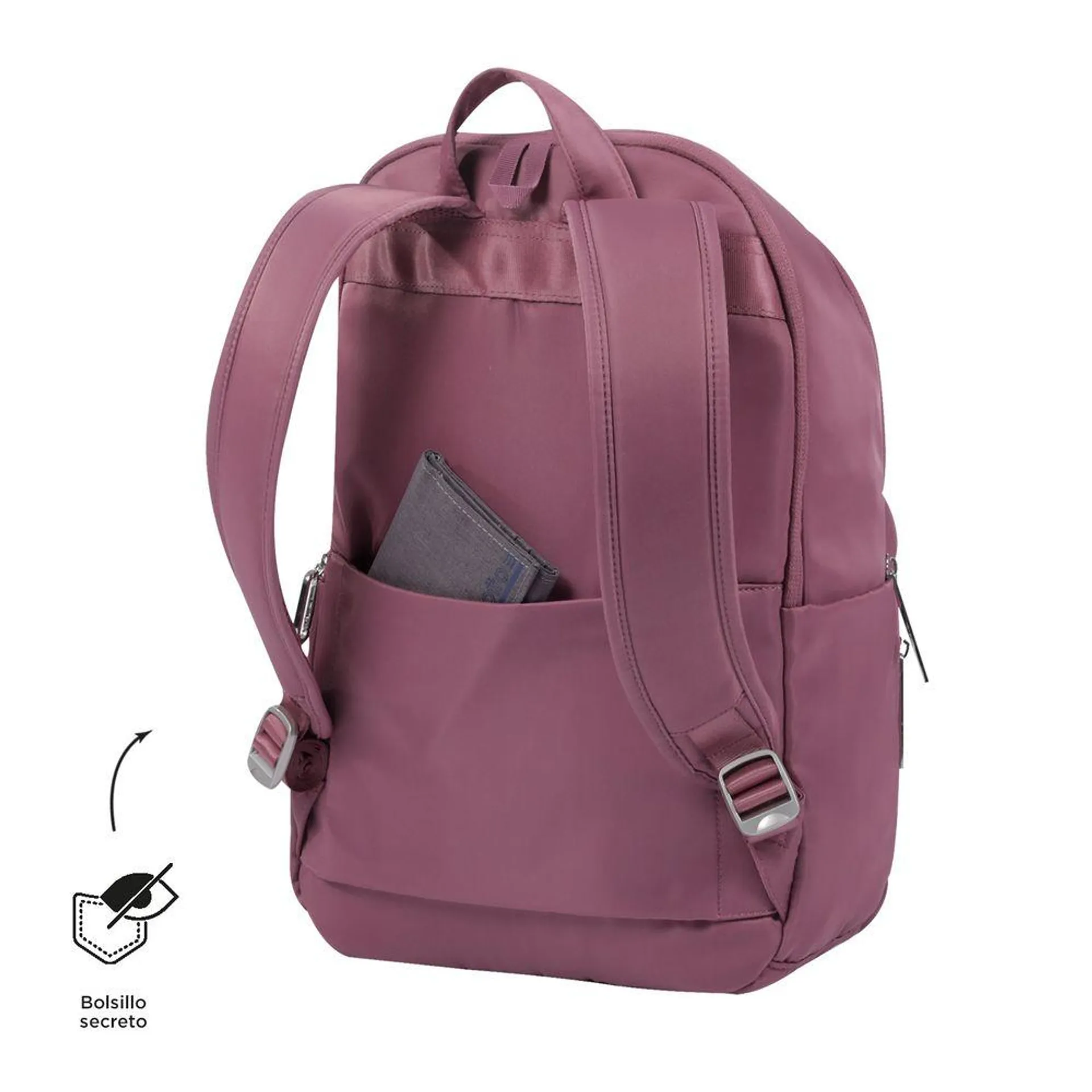 Mochila para Mujer Portacomputadora Adelaide 3 - Rosado