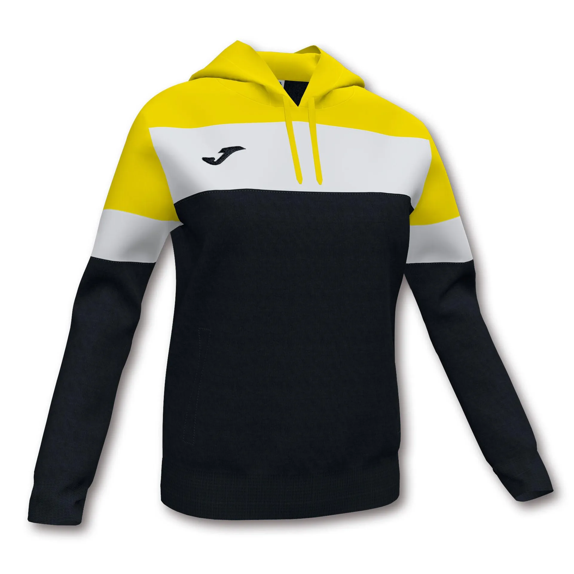 Sudadera con capucha mujer Crew IV negro amarillo blanco