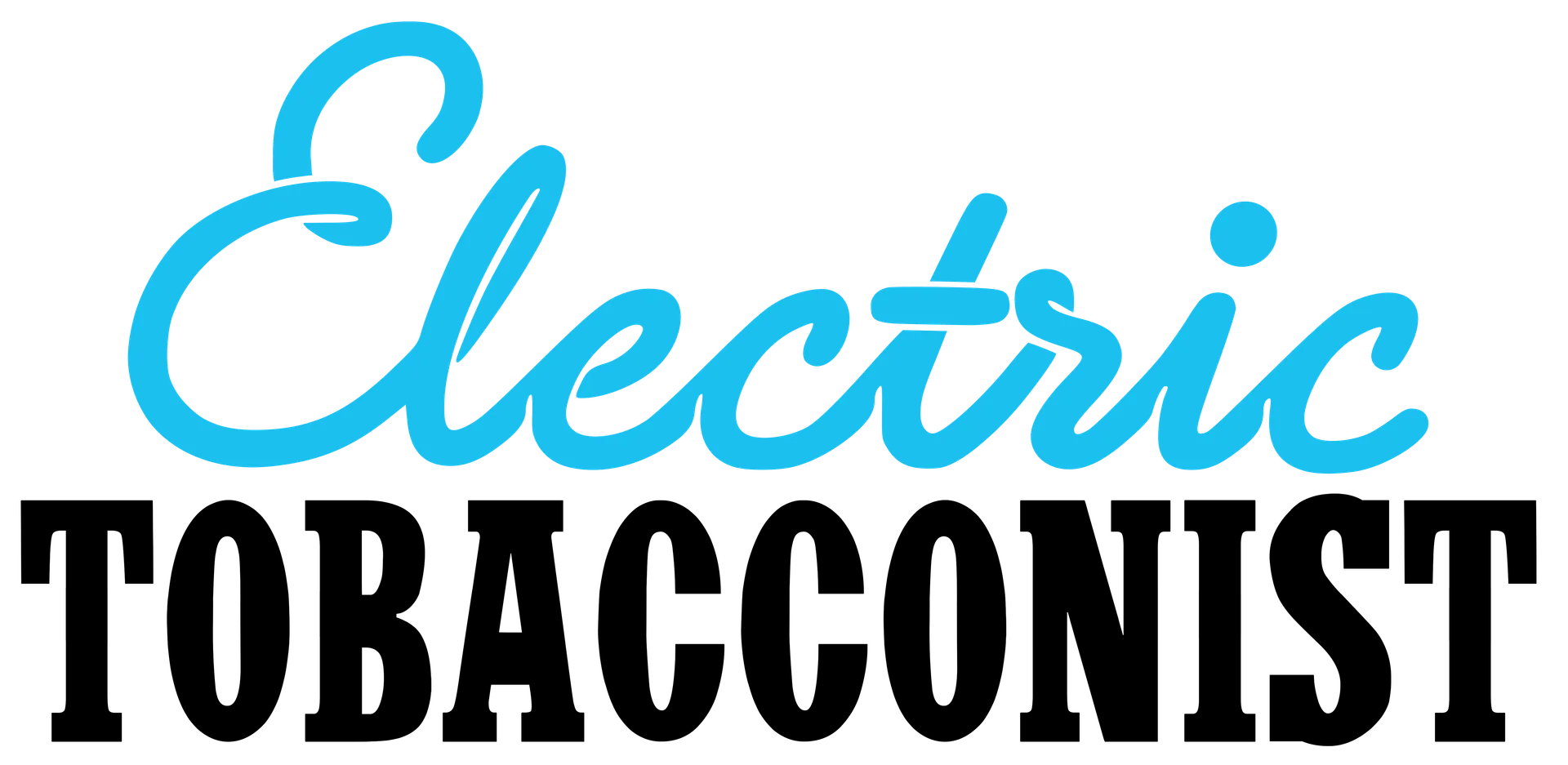 ELECTRIC TOBACCONIST logo. Current catalogue