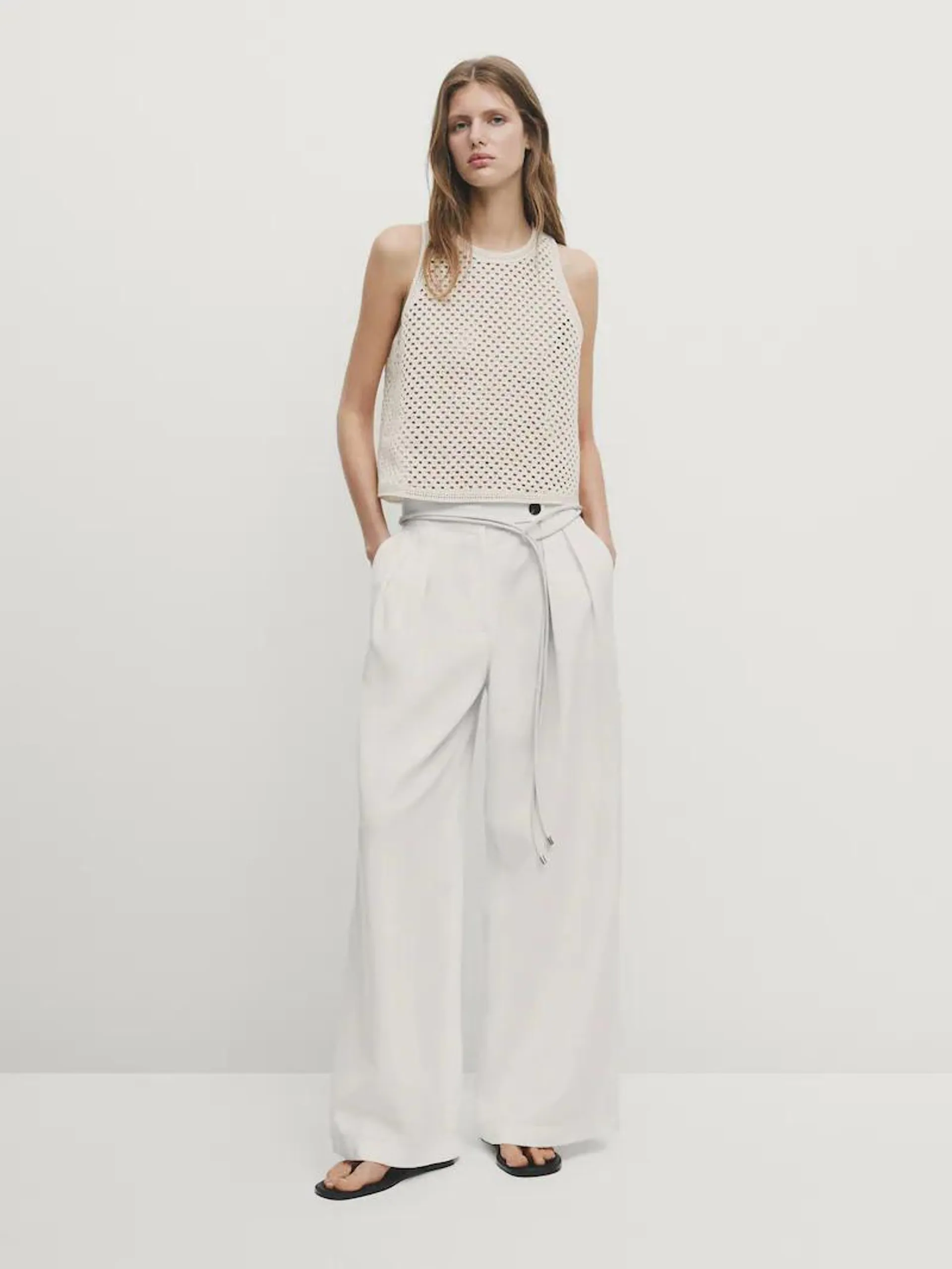 Top halter crocher