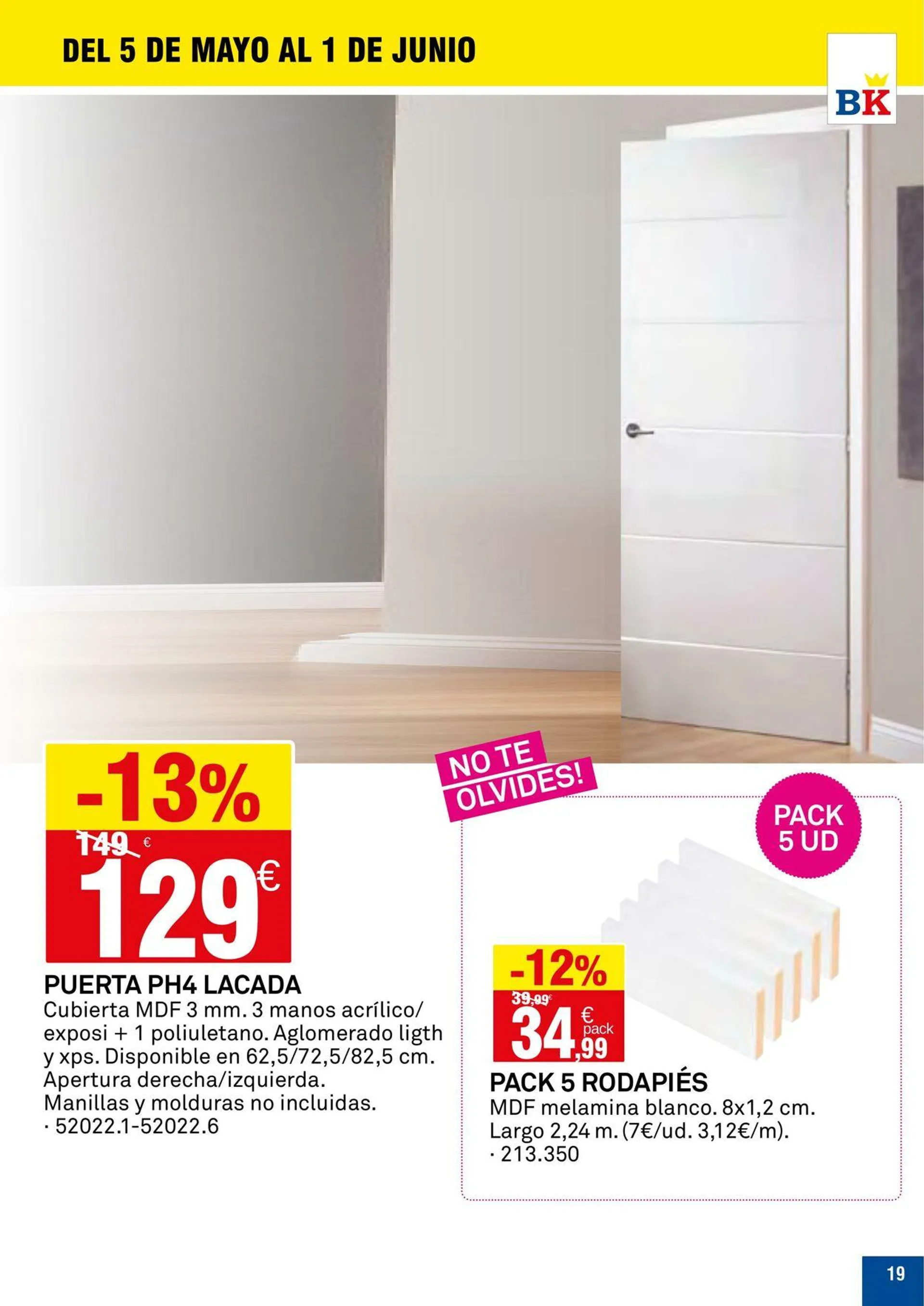 Catálogo de Bricoking Oferta actual 26 de mayo al 9 de junio 2025 - Página 19