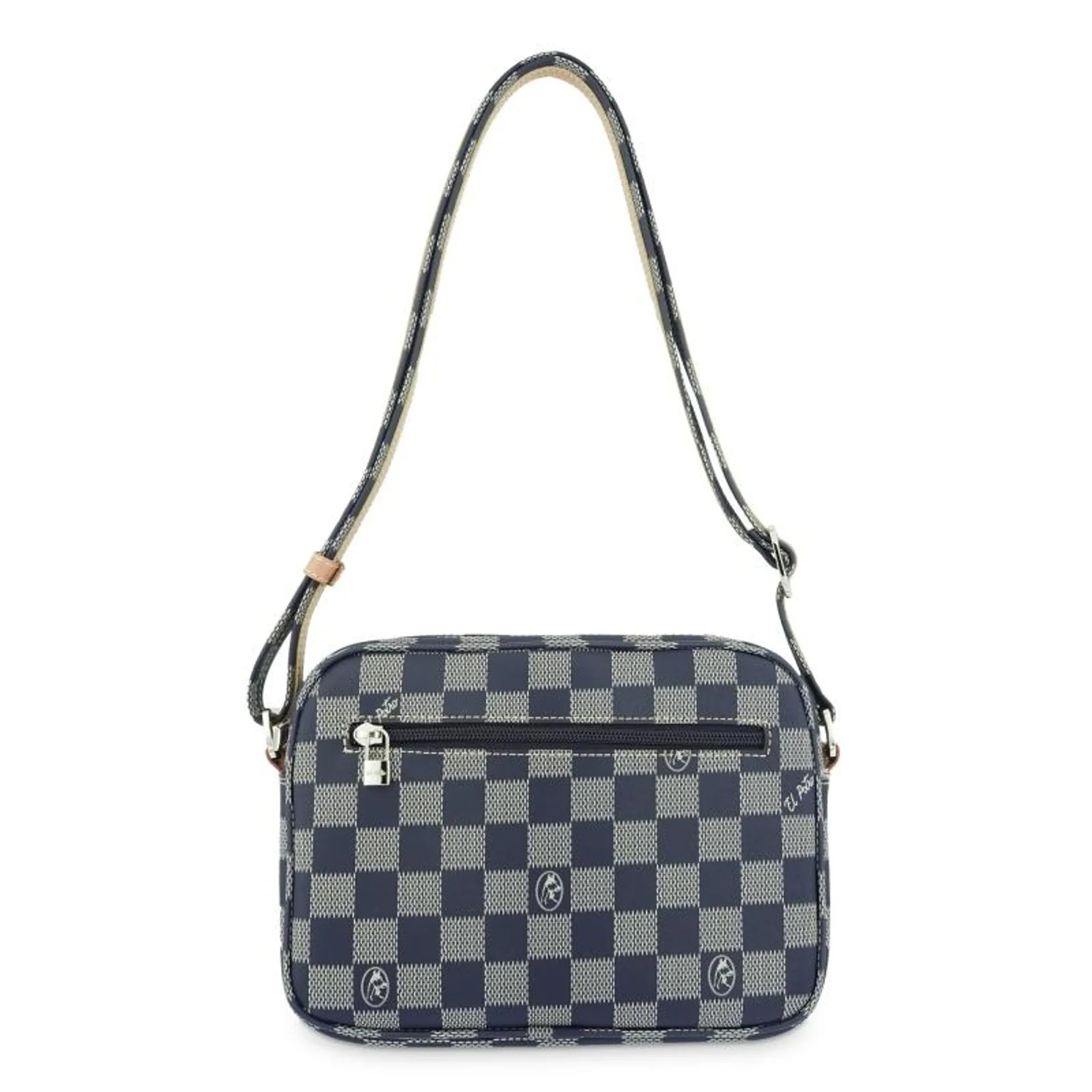 Bolso bandolera mediano mujer color azul - Chess