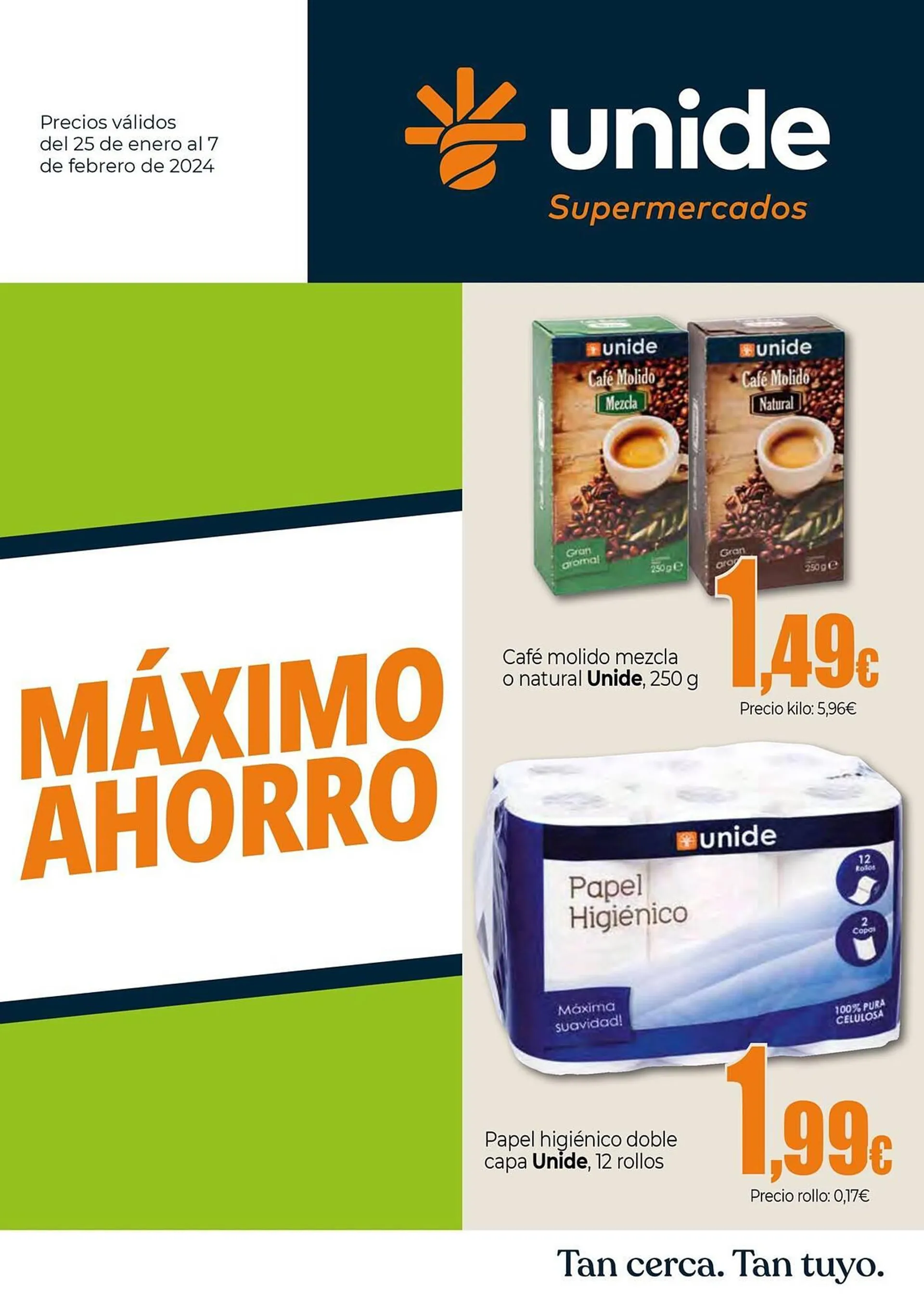 Catálogo de Folleto Unide Supermercados 25 de enero al 7 de febrero 2024 - Página 