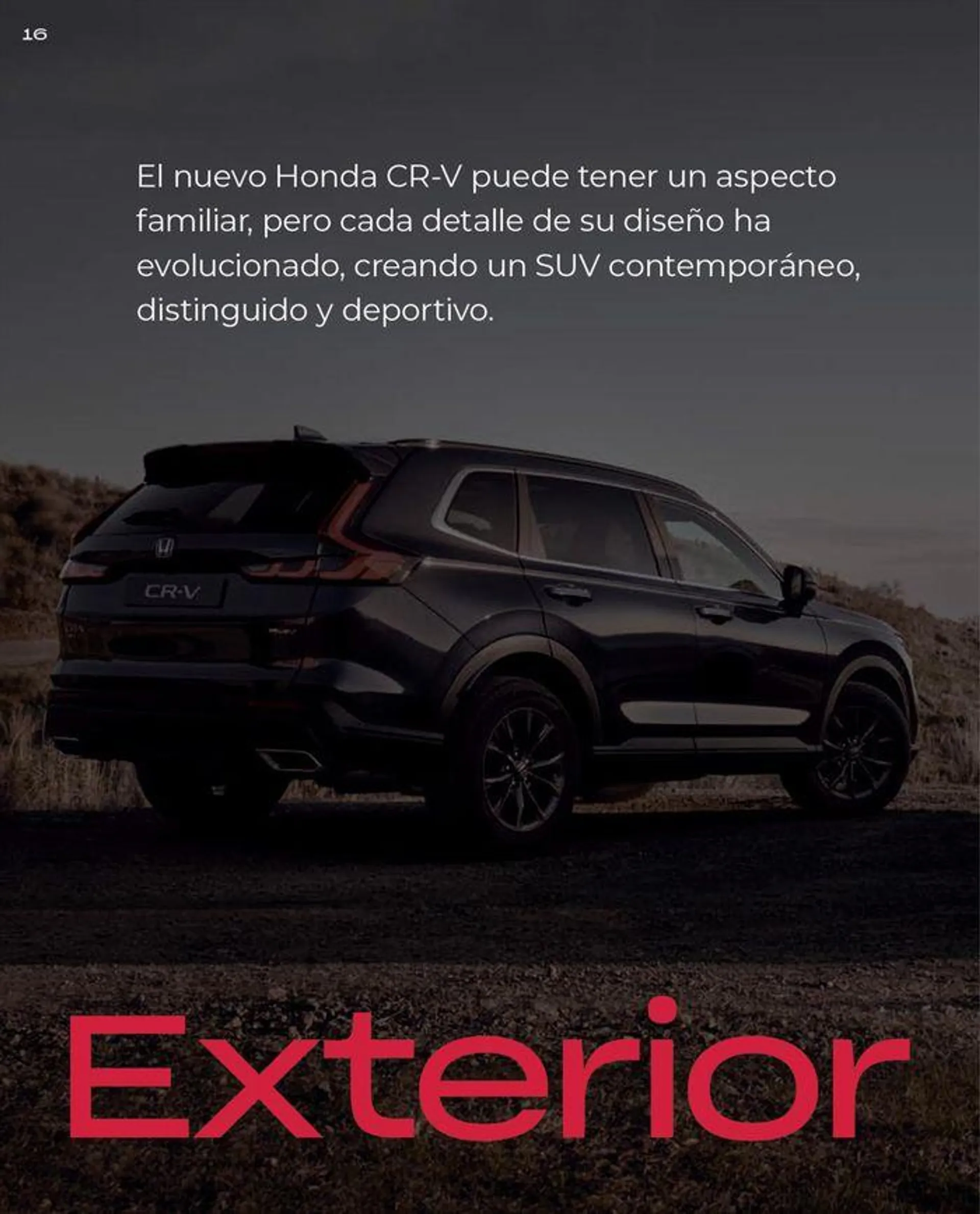 Catálogo de Honda CR-V e:HEV &amp; e:PHEV 9 de agosto al 30 de junio 2025 - Página 16