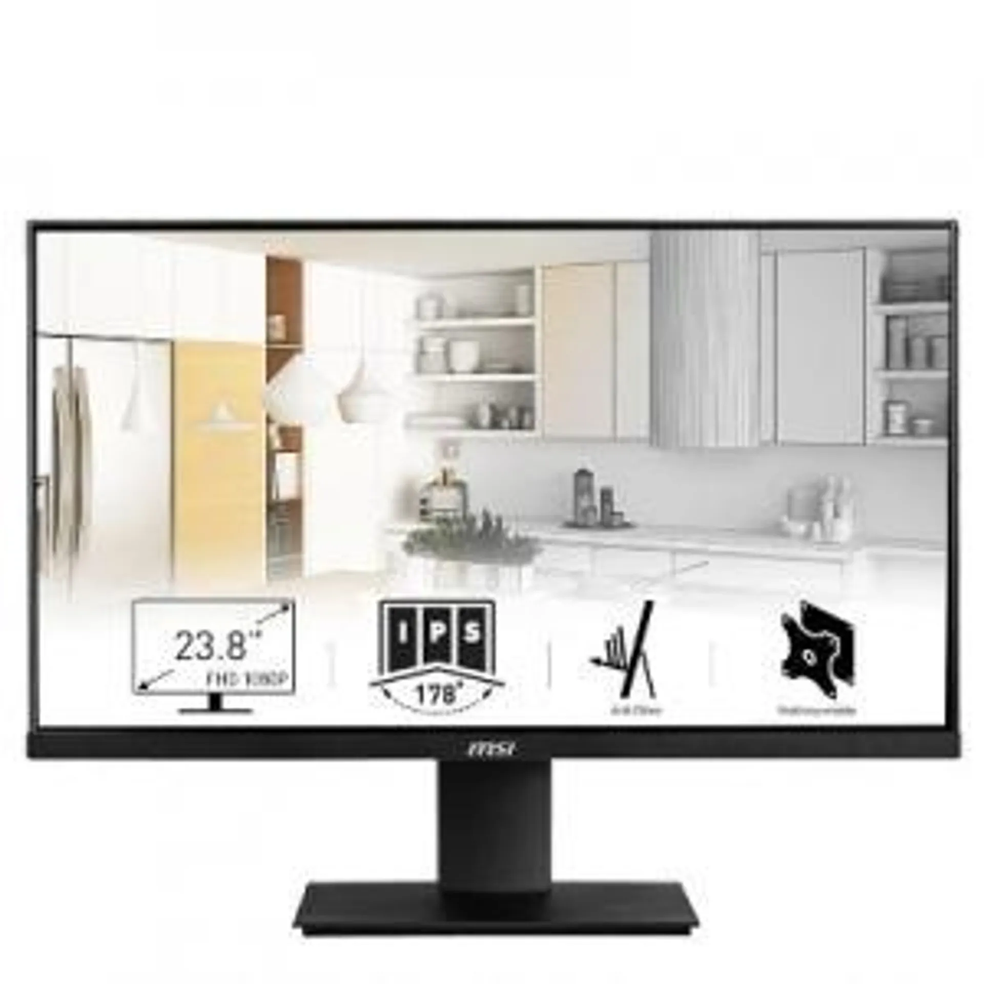 MONITOR MSI MP2412 PRO 23.8" IPS FHD 100Hz 1Ms 16:9 DP HDMI